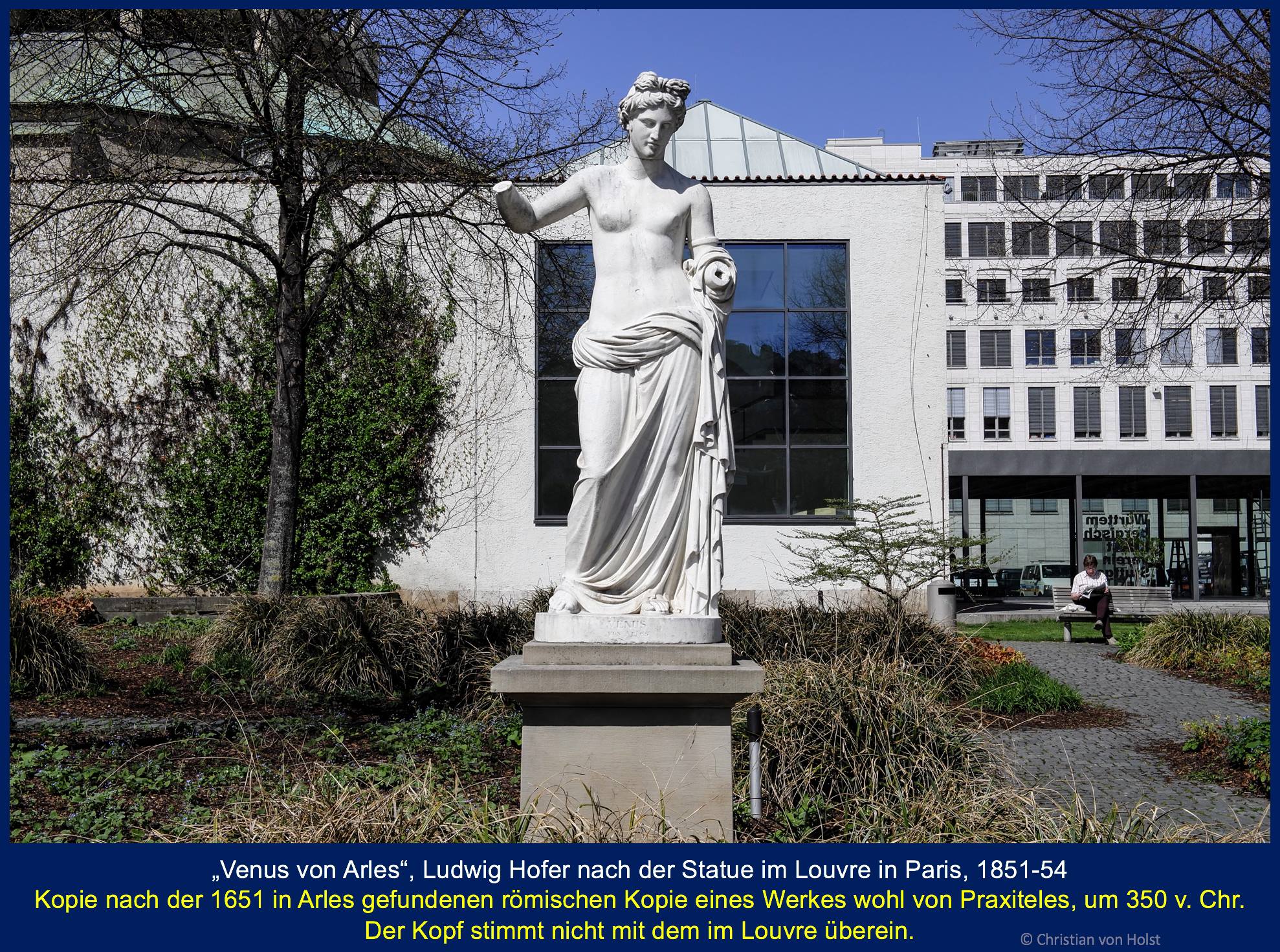 Statuen beim Kunstgebäude in Stuttgart – Venus von Arles Oberer Schlossgarten Stuttgart