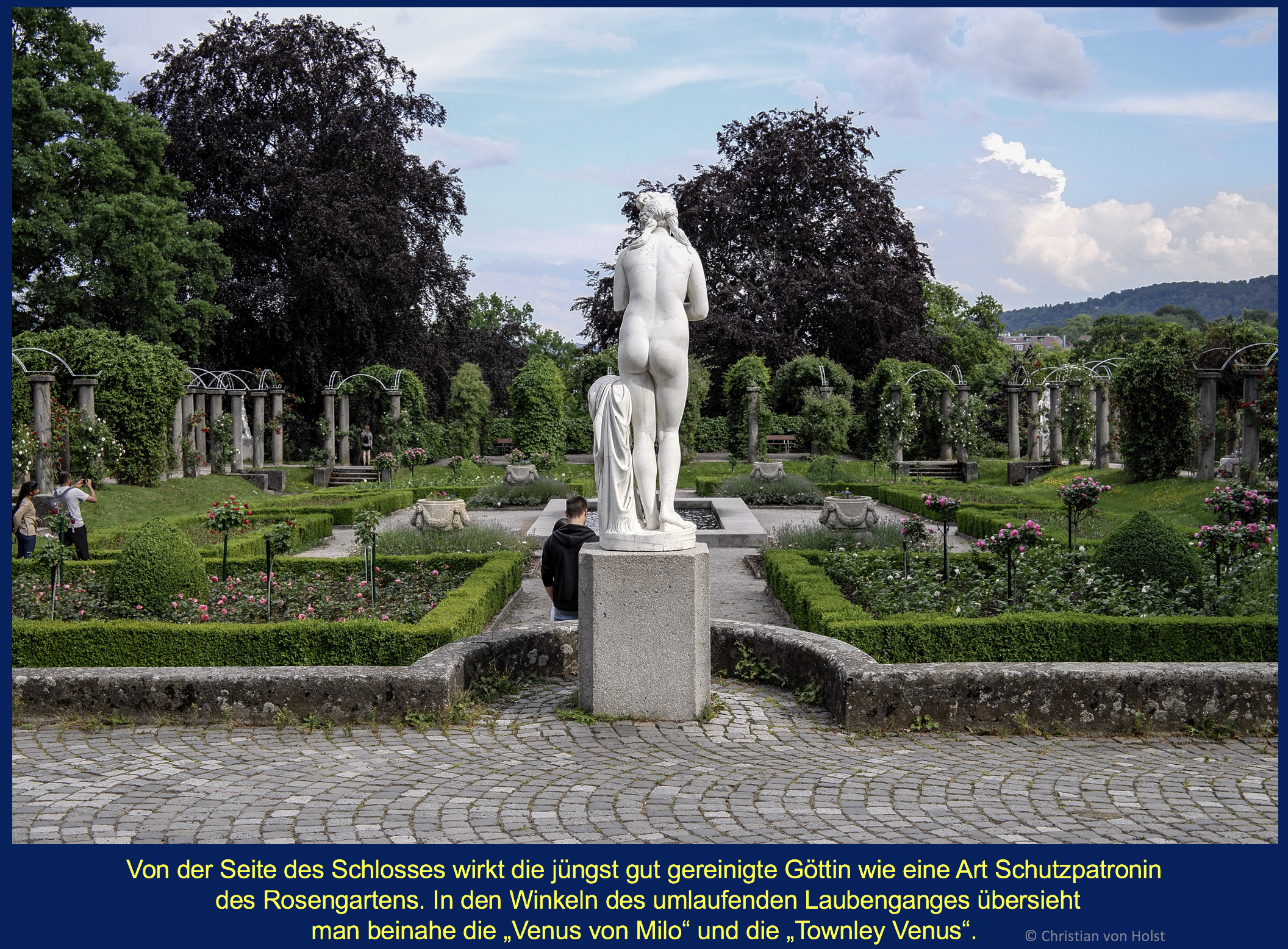 Venus-Statuen bei Schloss Rosenstein – Kapitolinische Venus Rückenansicht