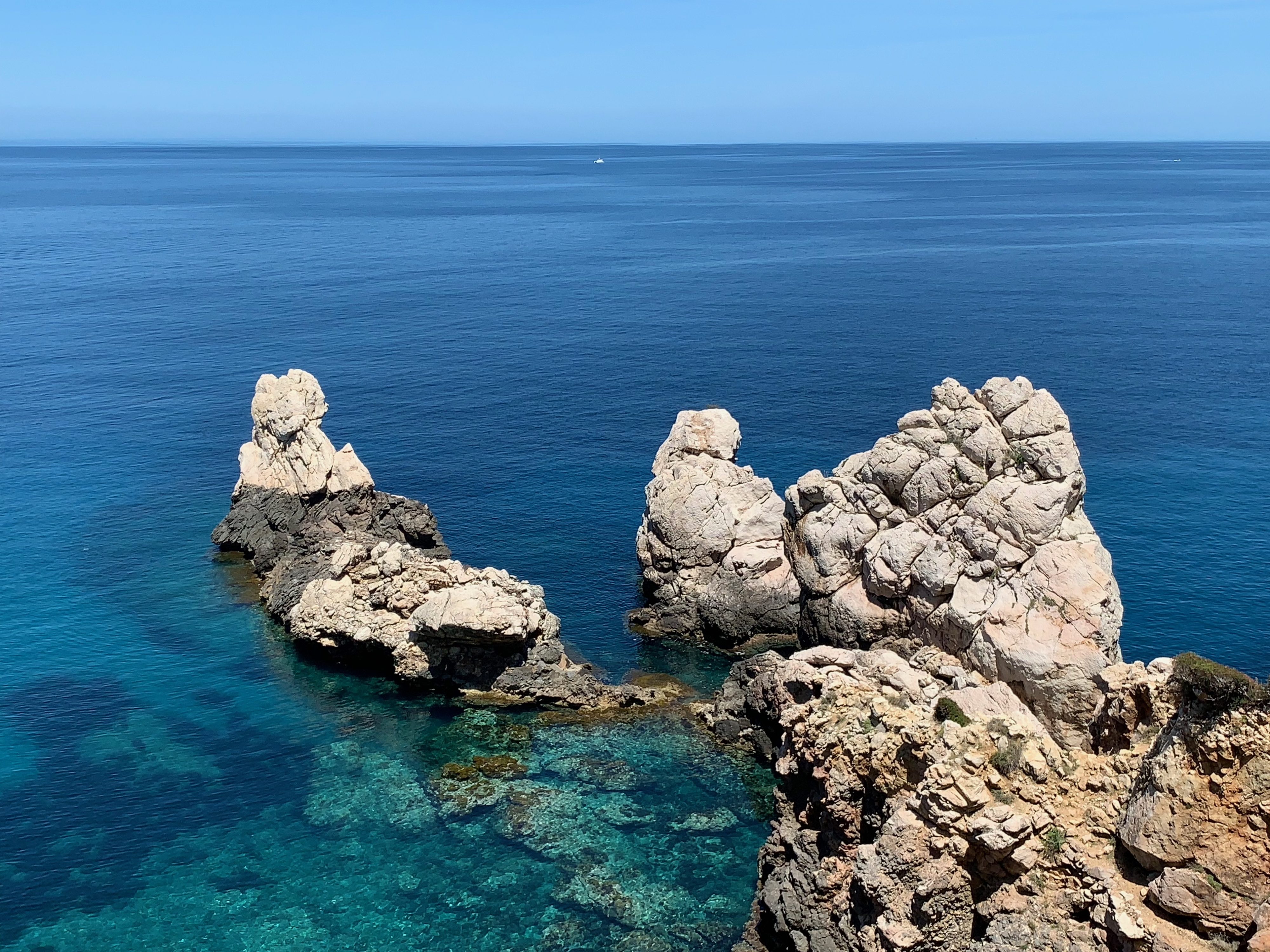 Mallorca Serra de Tramuntana Küste bei Llucalcari