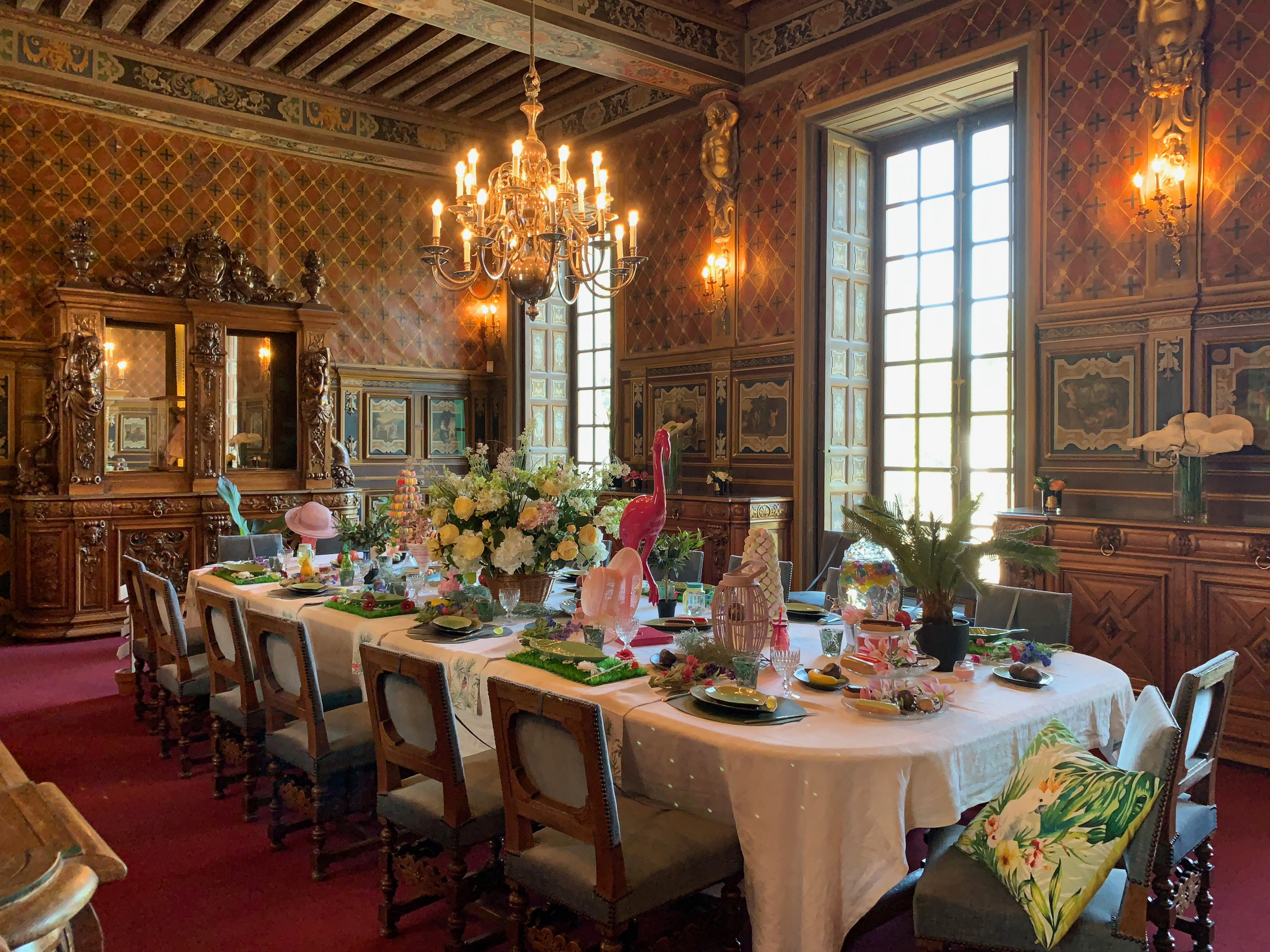 Château de Cheverny – ein Prachtbau Speisesaal