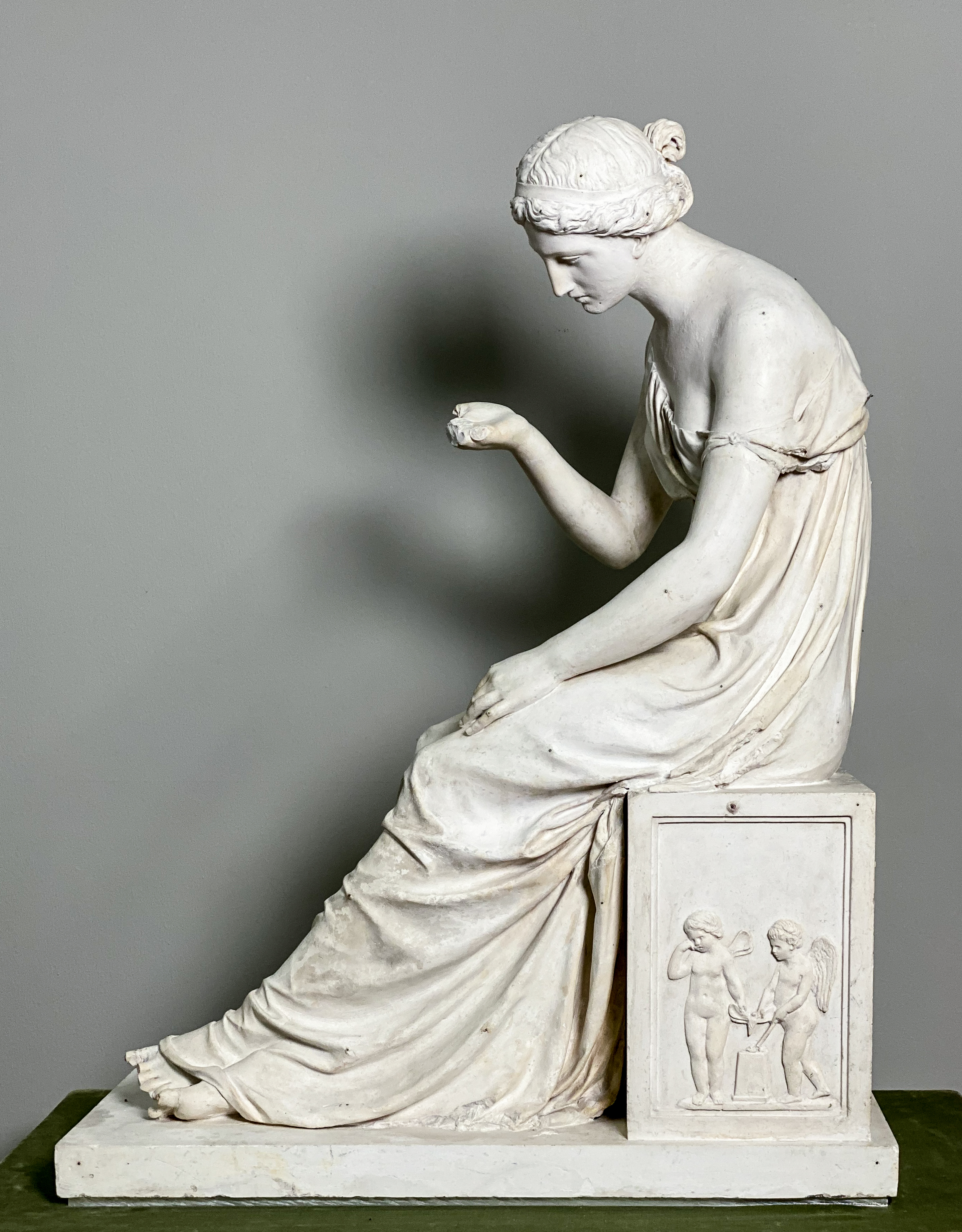 Dannecker Mädchen mit totem Vogel oder Lesbia um 1790 Staatsgalerie Stuttgart