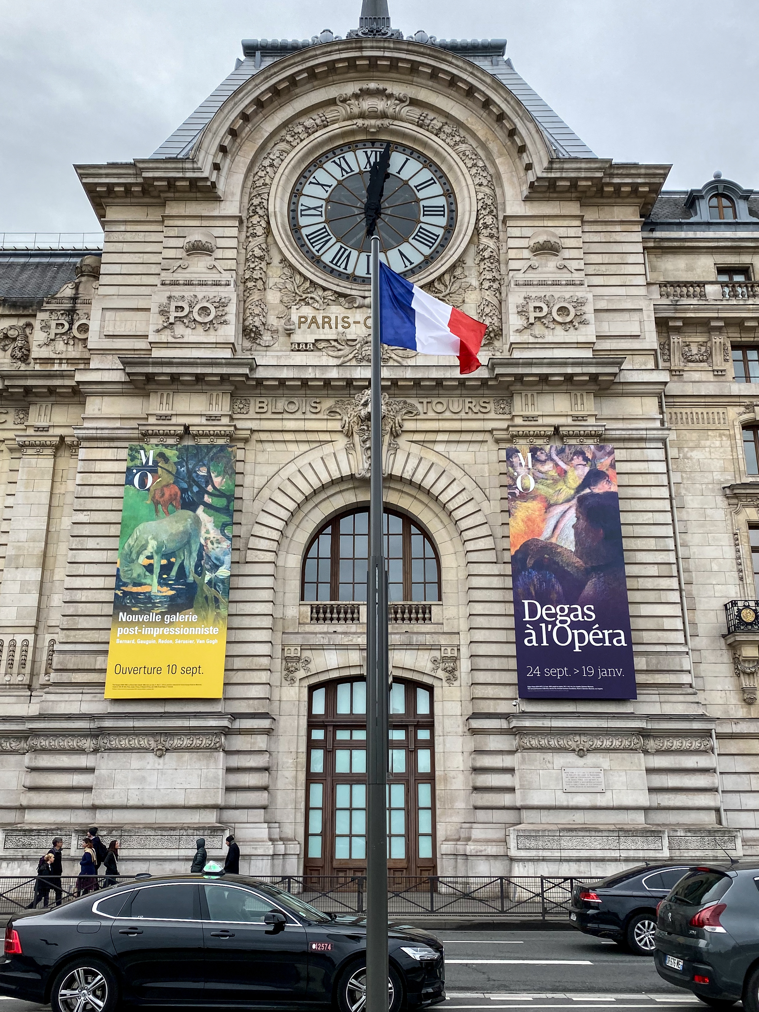 Musée d'Orsay – Bahnhofsfront in der Mitte