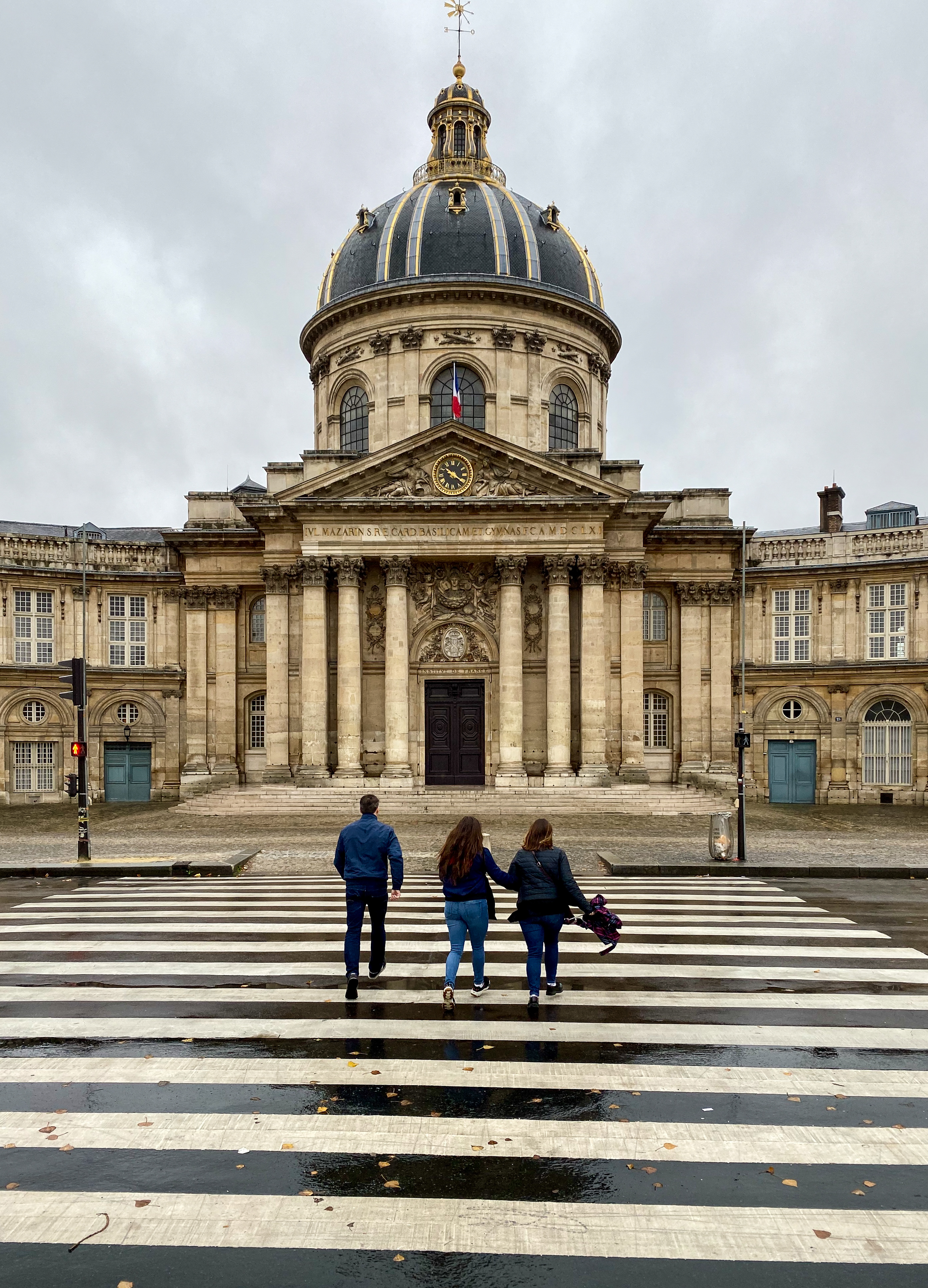 Paris im Dauerregen 2019 – Institut de France