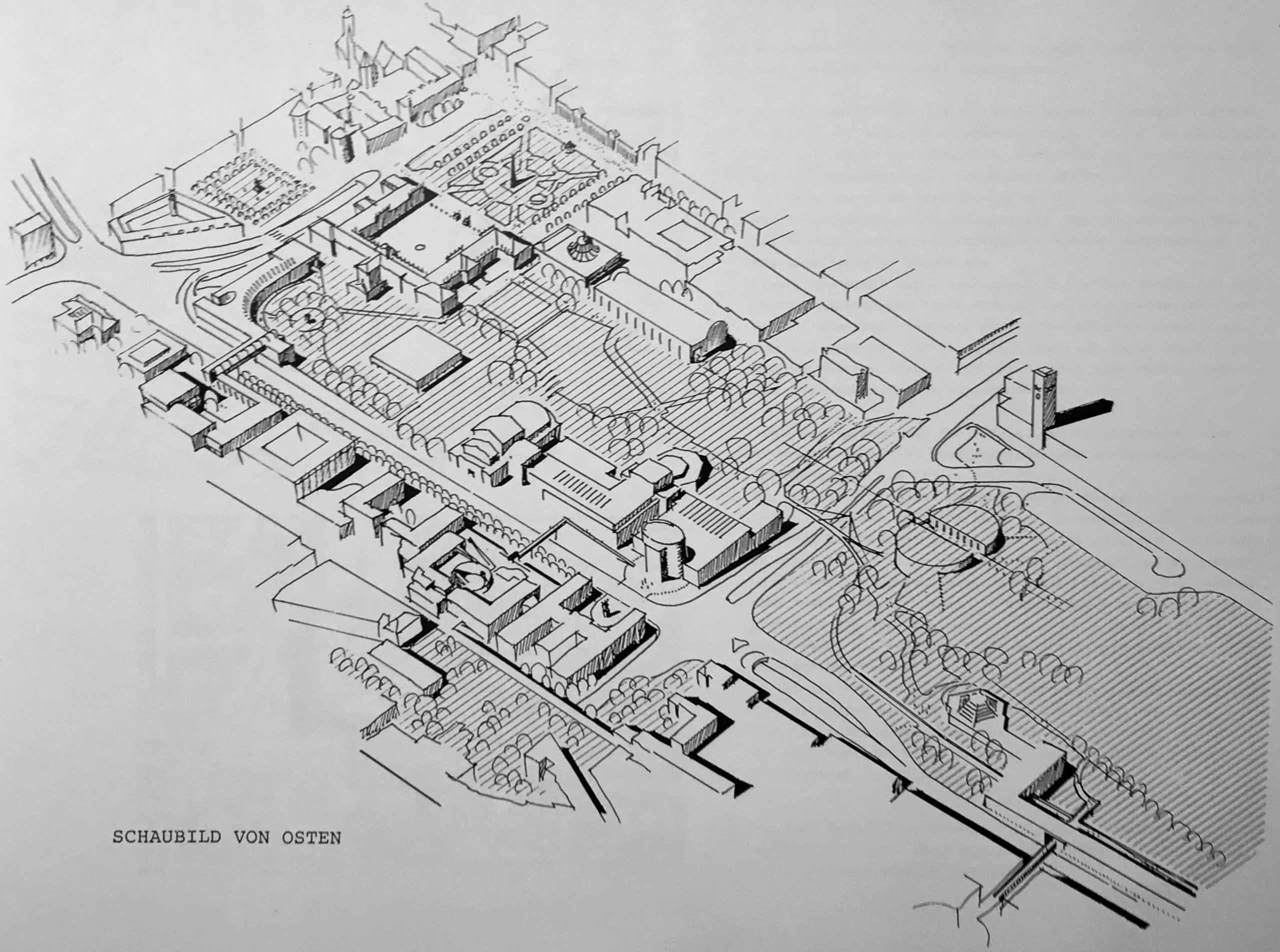 Vorschläge für die Kulturmeile von Othmar Barth 1987
