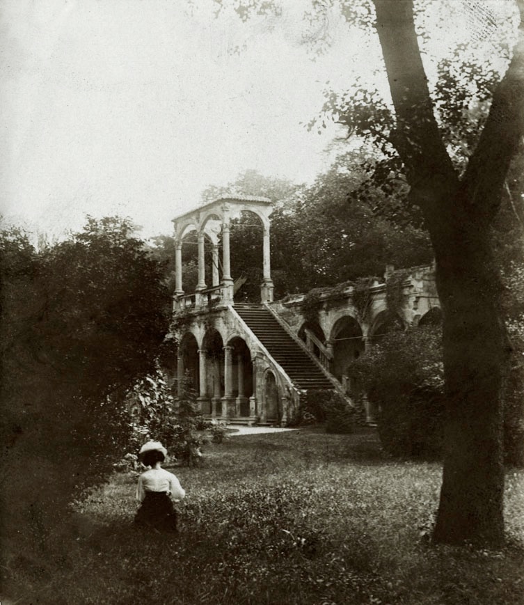 Lusthaus-Ruine um 1905