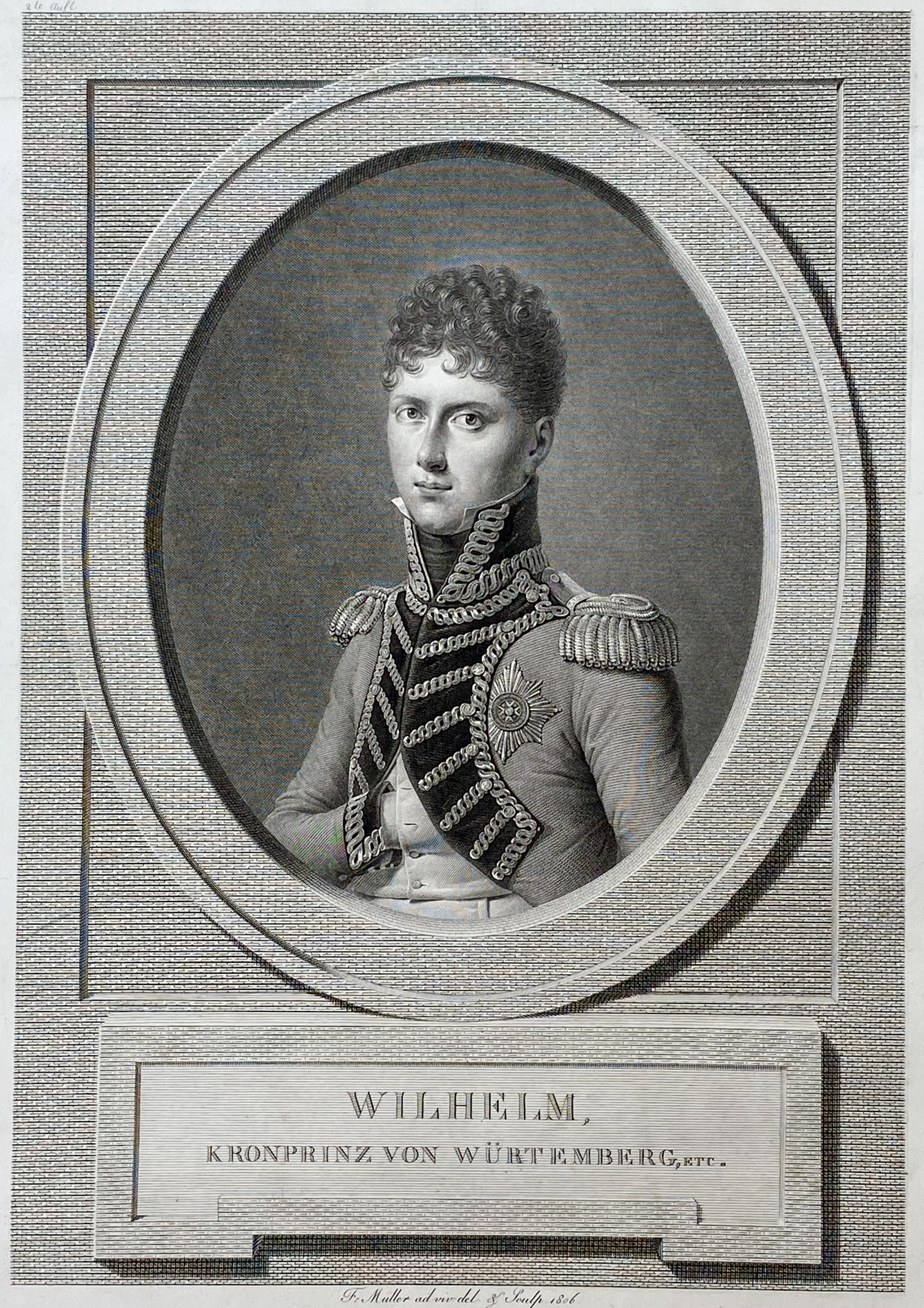 Kronprinz Wilhelm von Württemberg von Friedrich Müller