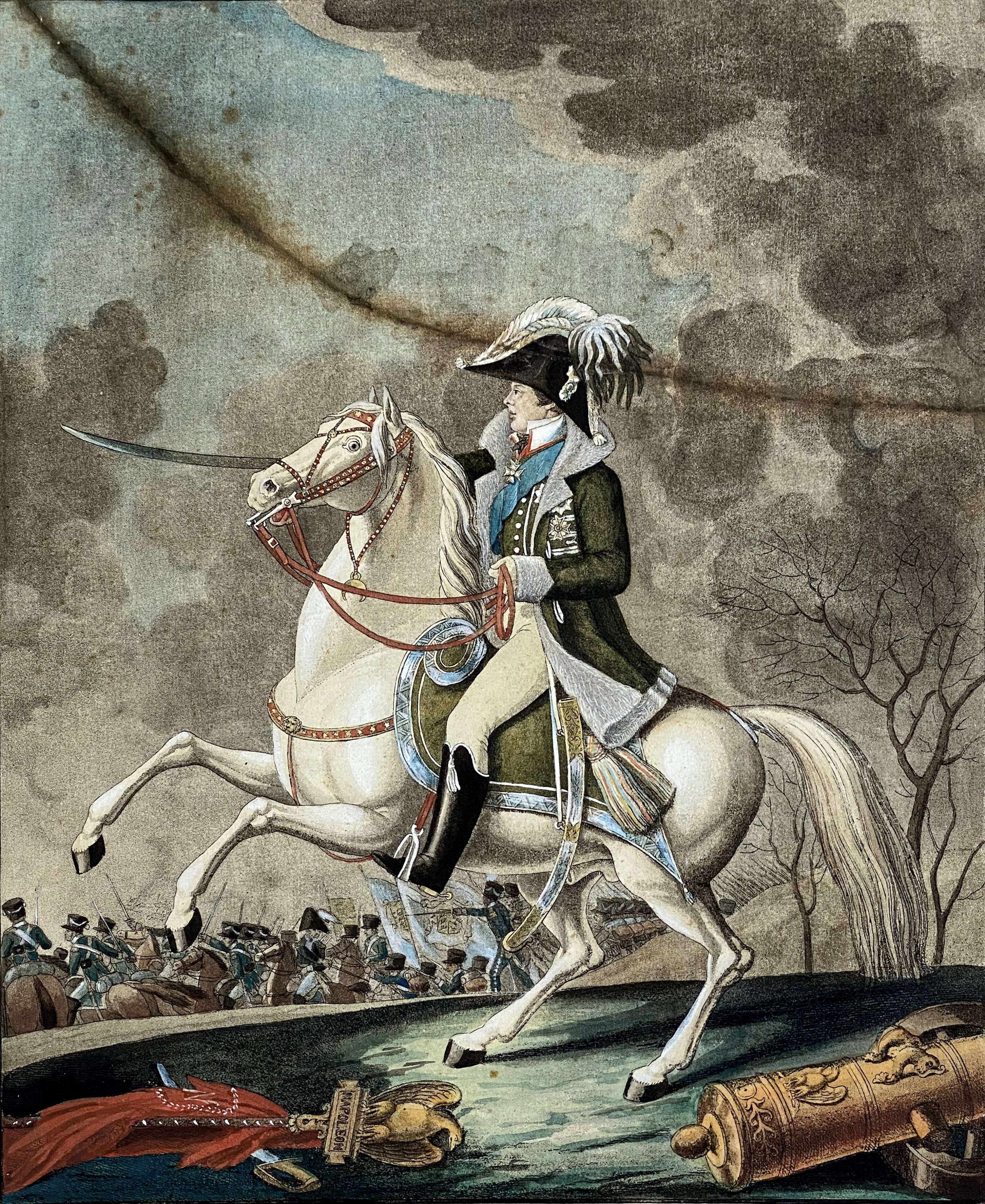 Kronprinz Wilhelm 1814 als erfolgreicher Feldherr in den Befreiungskriegen