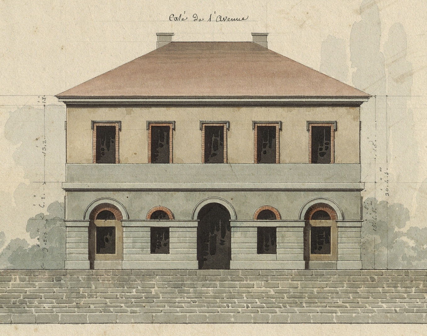 Oberstallmeisterhaus vom Gestüt Weil Entwurf Giovanni Salucci Ludwigsburg Museum