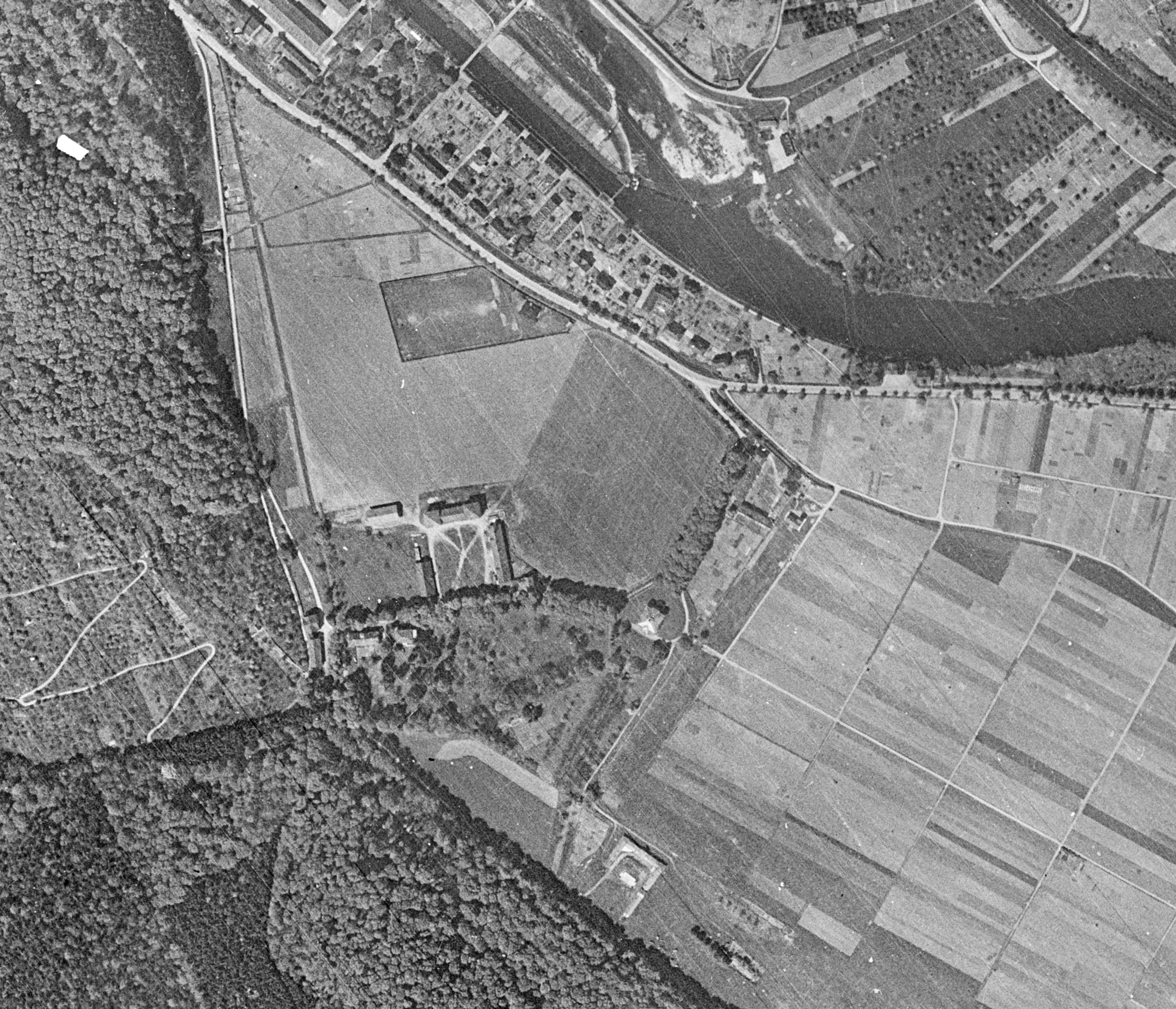 Luftbild Gestüt Weil 1942 fast komplett erhalten