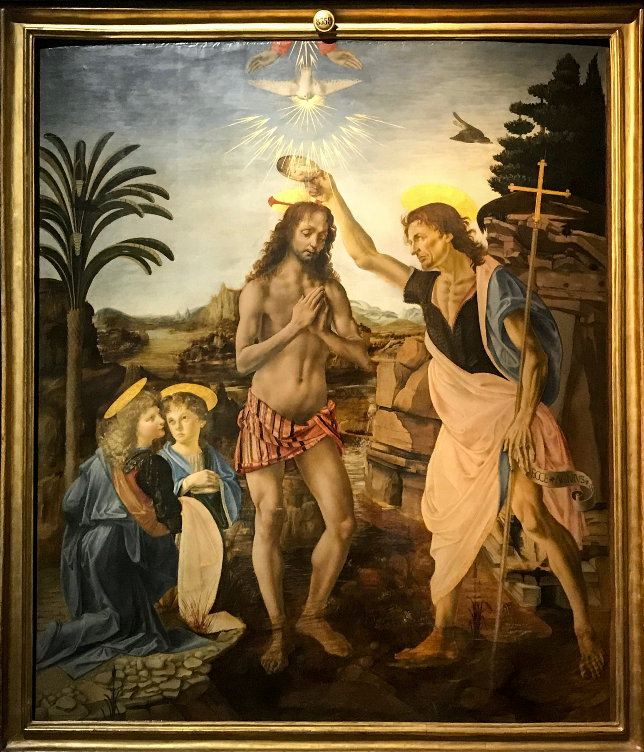Verrocchio, Leonardo, Fra Bartolommeo Taufe Christi