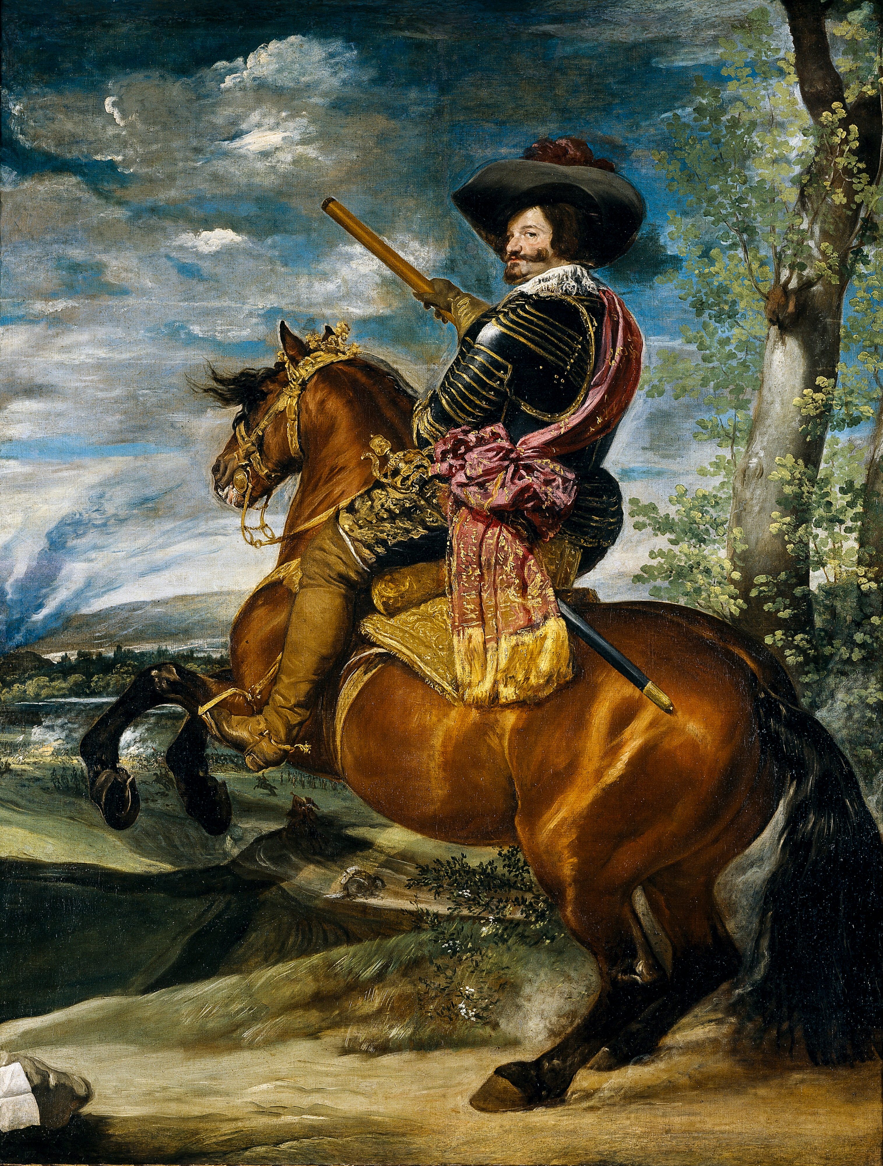 Leonardo, Velázquez, Falconet, David – Levade mit Helden: Feldmarschall Graf von Olivares
