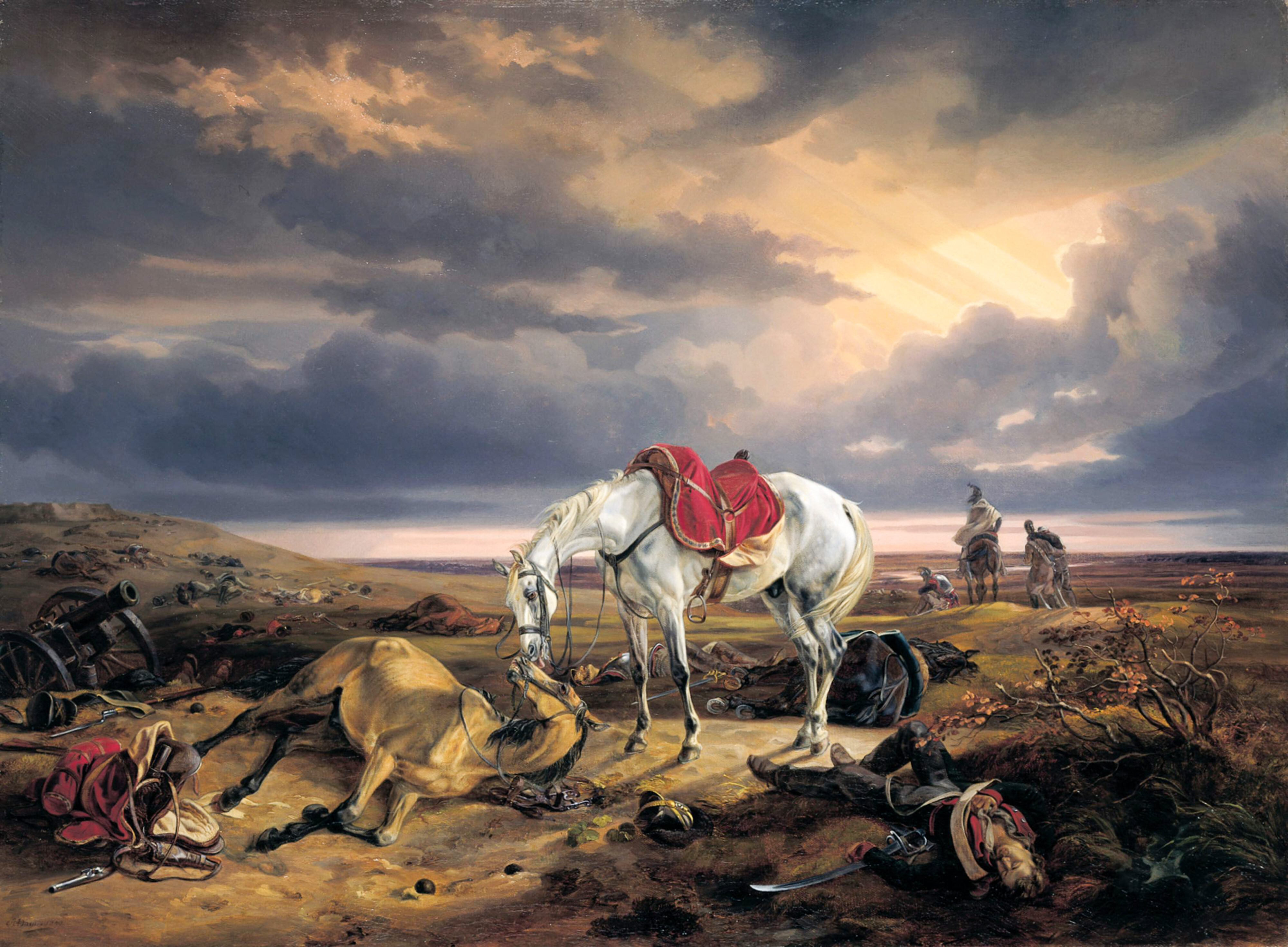Albrecht Adam, Russlandfeldzug 1812, Voyage pittoresque – Gemälde Schweinfurt