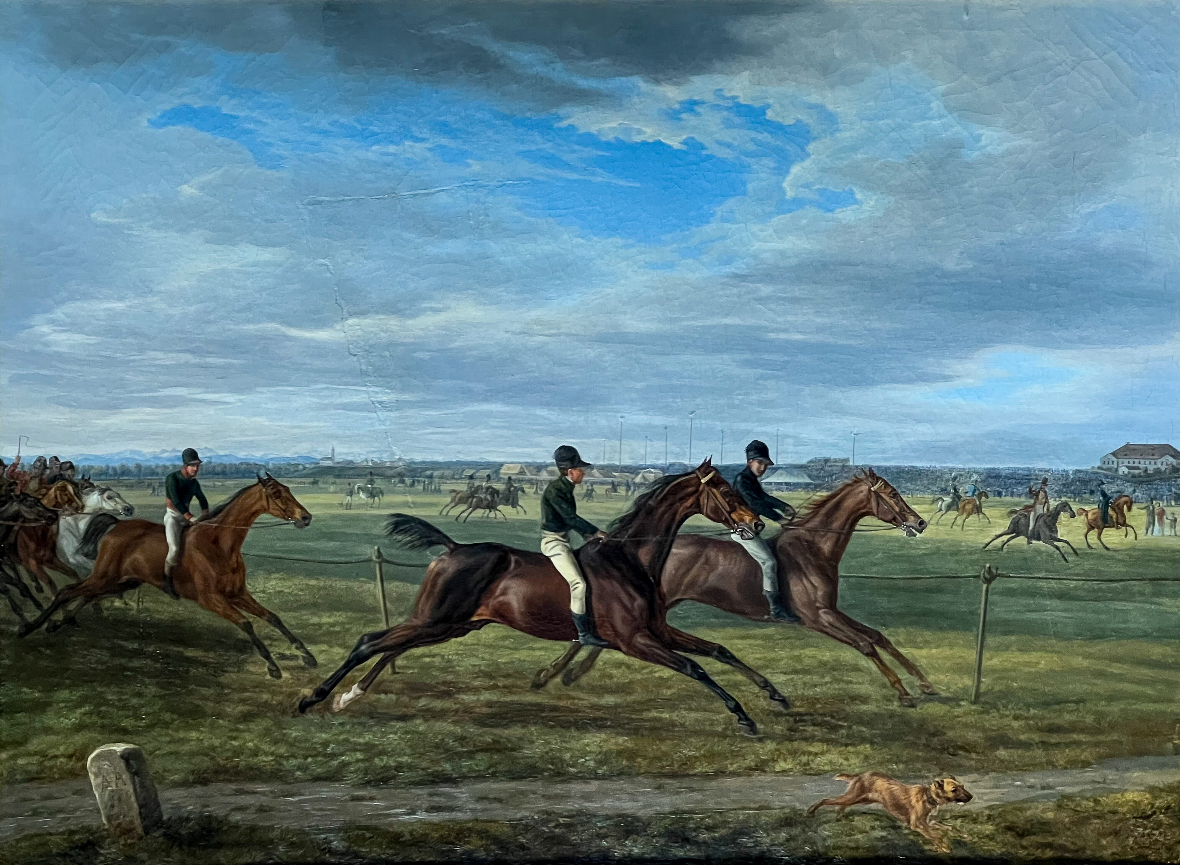 Albrecht Adam, Pferdebilder um 1825: Wettrennen beim Oktoberfest
