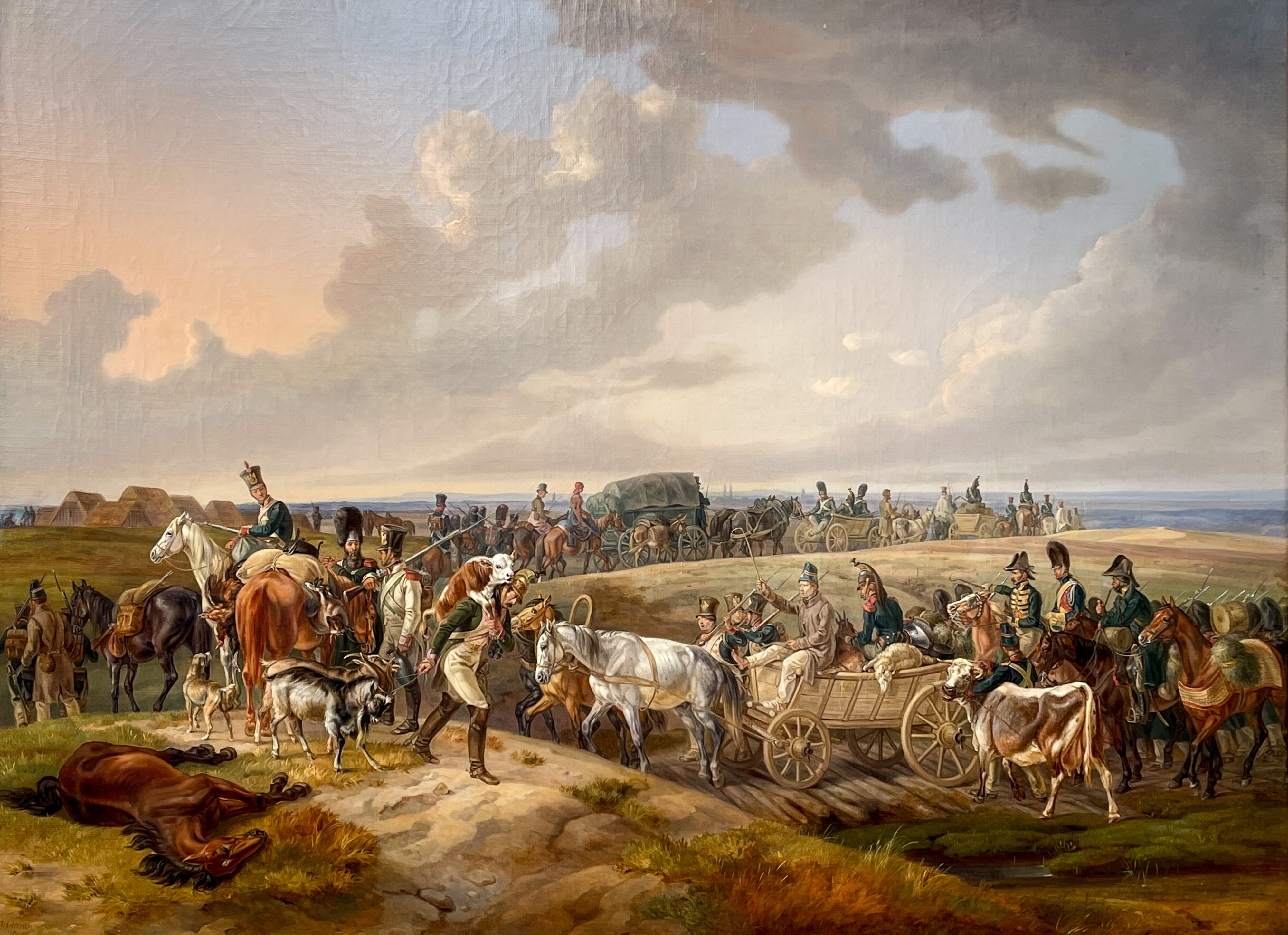 ALBRECHT ADAM, RUSSLAND 1812,  Lianvavitschi – Gemälde Slg Thein