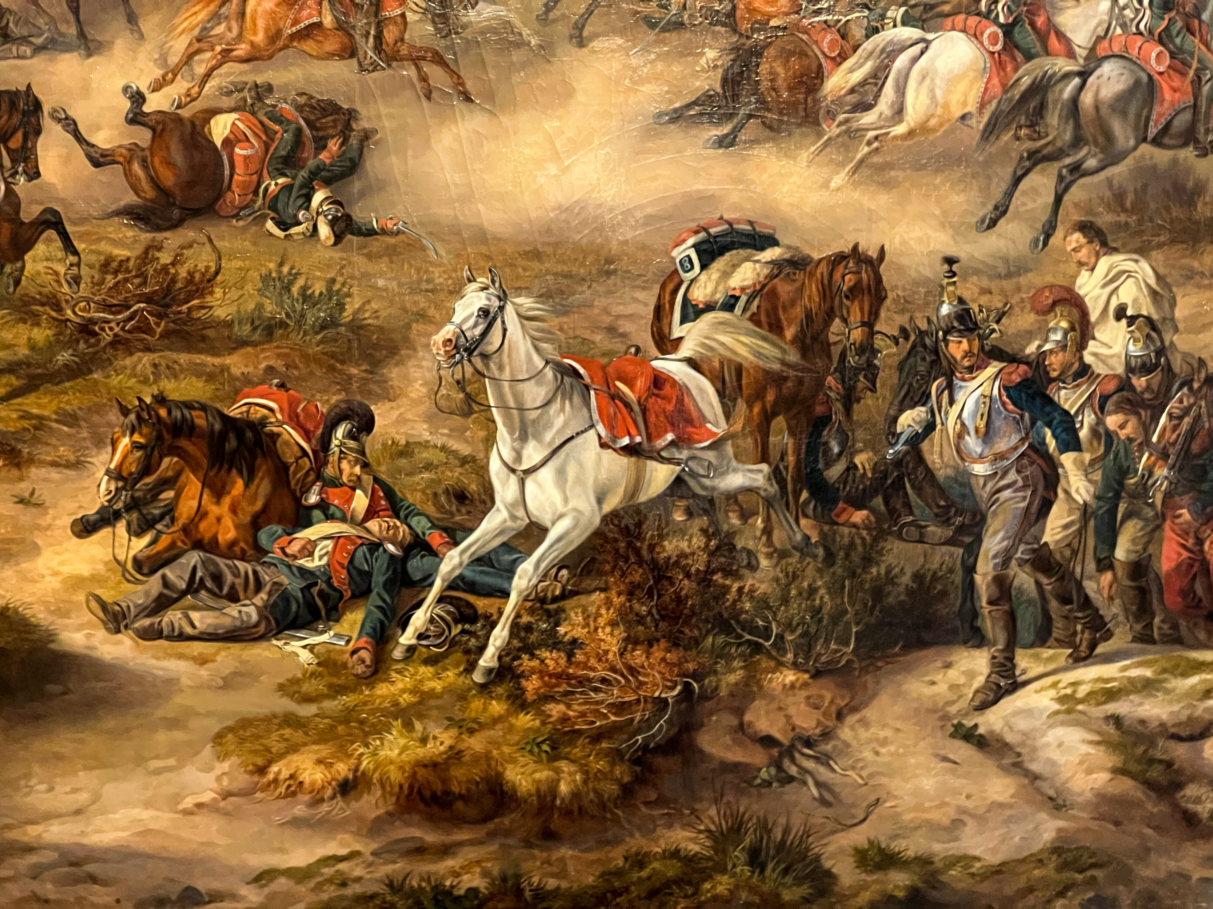 Albrecht Adam, Russland 1812, Borodino II wie häufig ein fliehender Schimmel