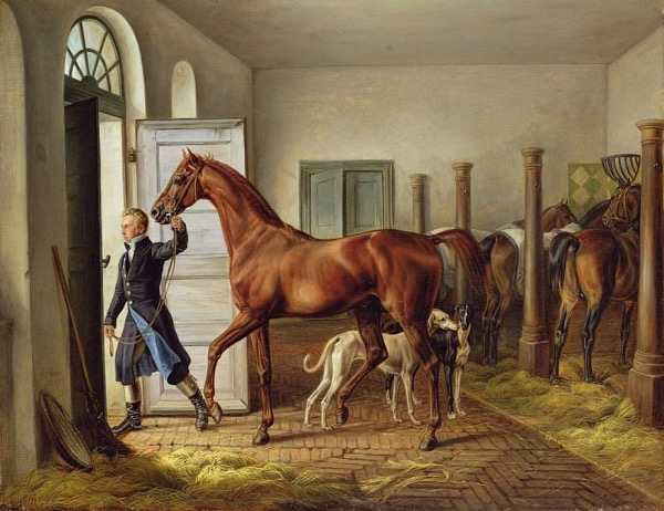 Albrecht Adam, Vor und nach dem Ausritt 1827: evtl. Szene in Mecklenburg