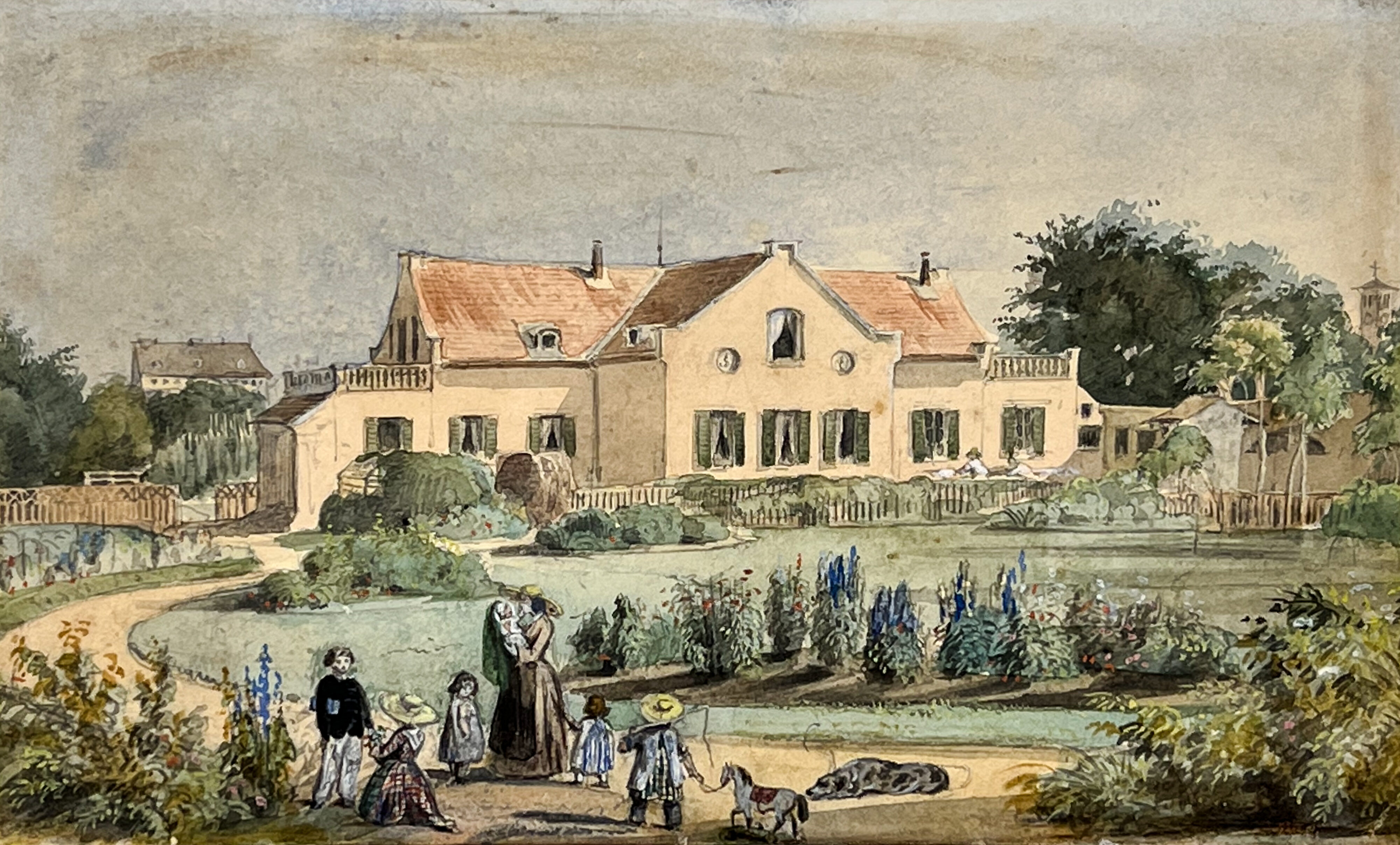 Albrecht Adam und die Adamei II: Benno Adams Haus um 1857