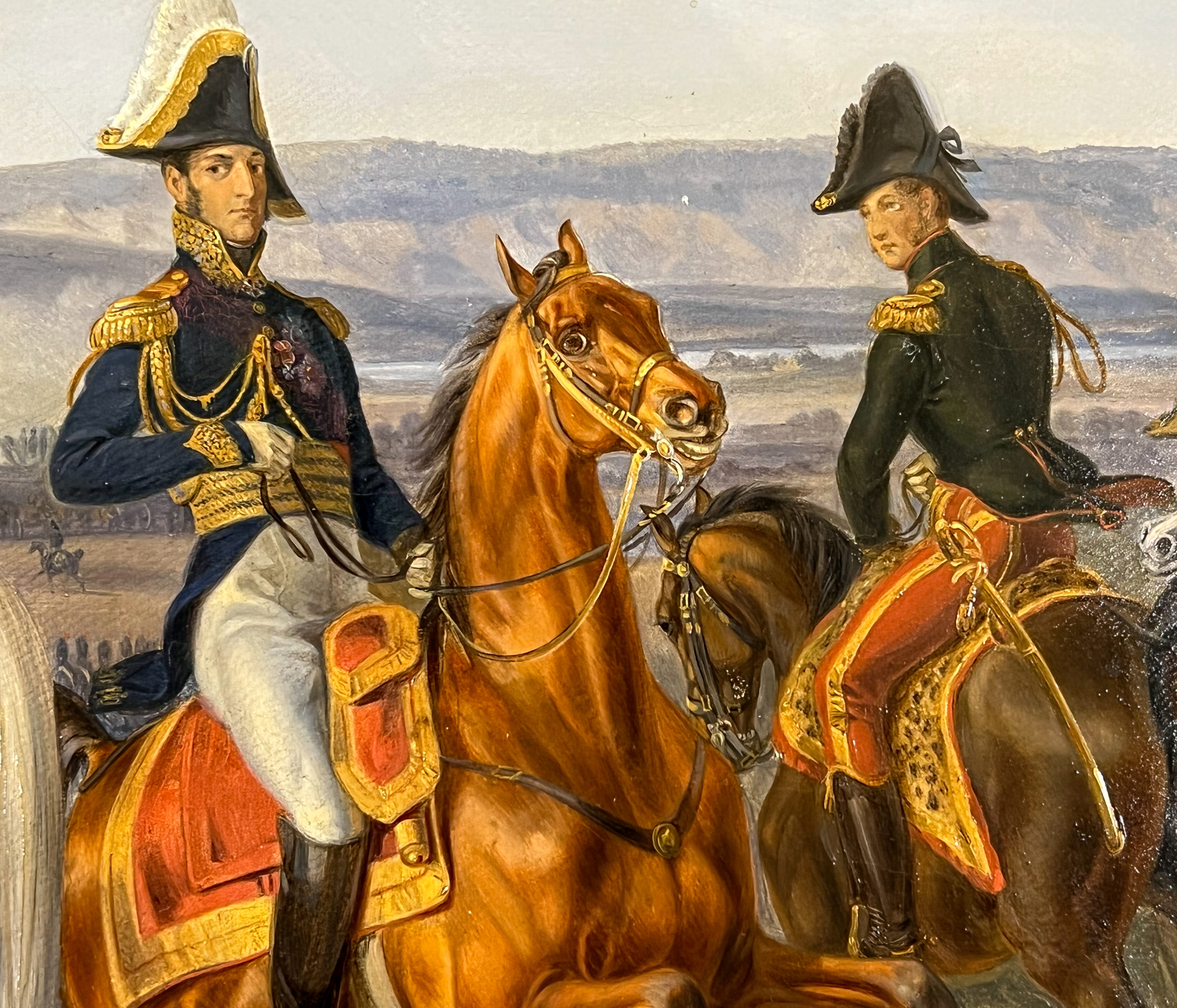 Albrecht Adam, Napoleon vor Regensburg V: zwei auffällige Teilnehmer an der Schlacht