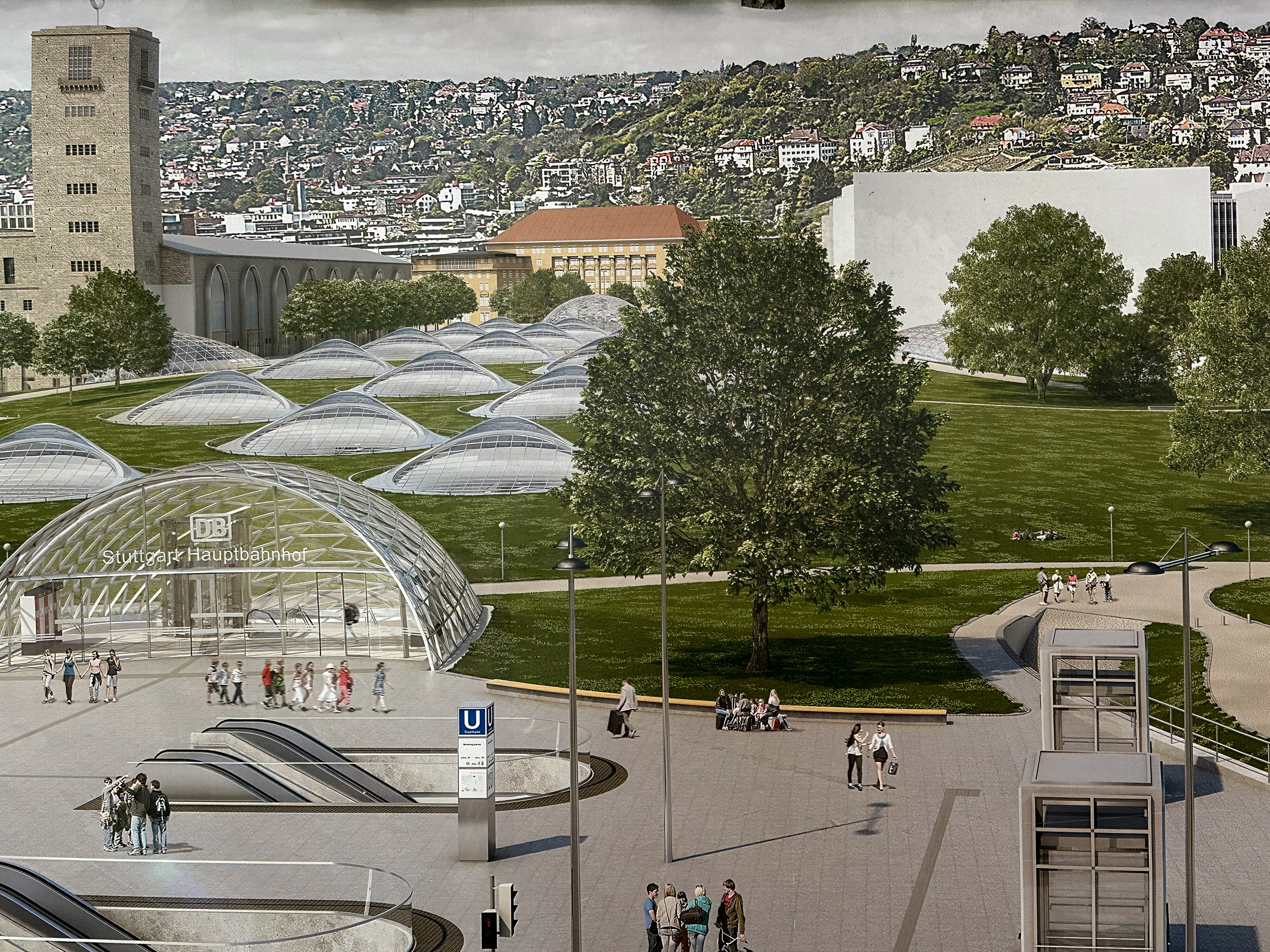 Stuttgart 21 – ein Meisterwerk auf dem Weg zur Vollendung: Visualisierung Zustand 2025