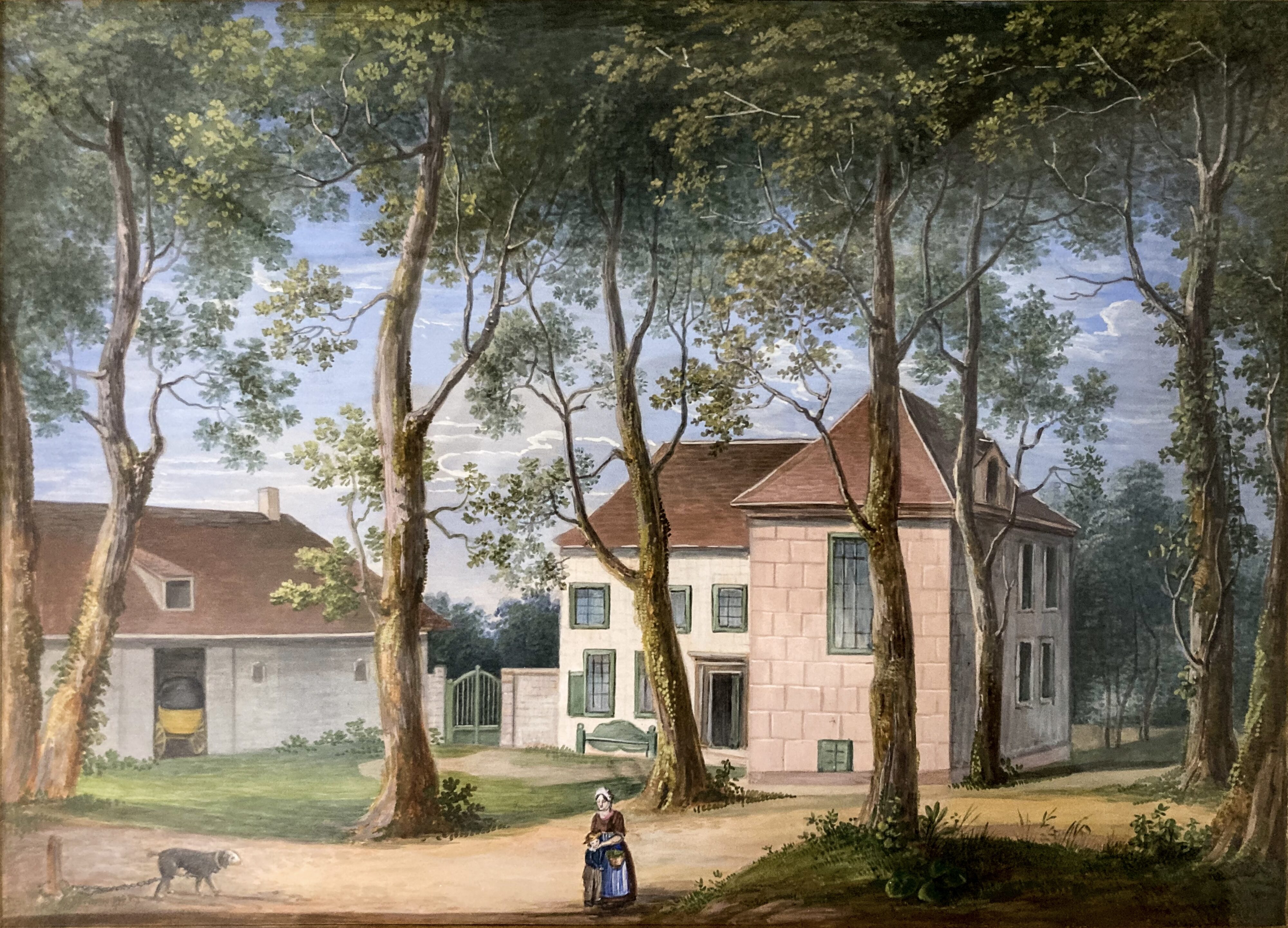 Schloss Fachsenfeld XI –  Der Onkel von Amsterdam: Landgut Schoonort, gemalt von Elise von Koenig