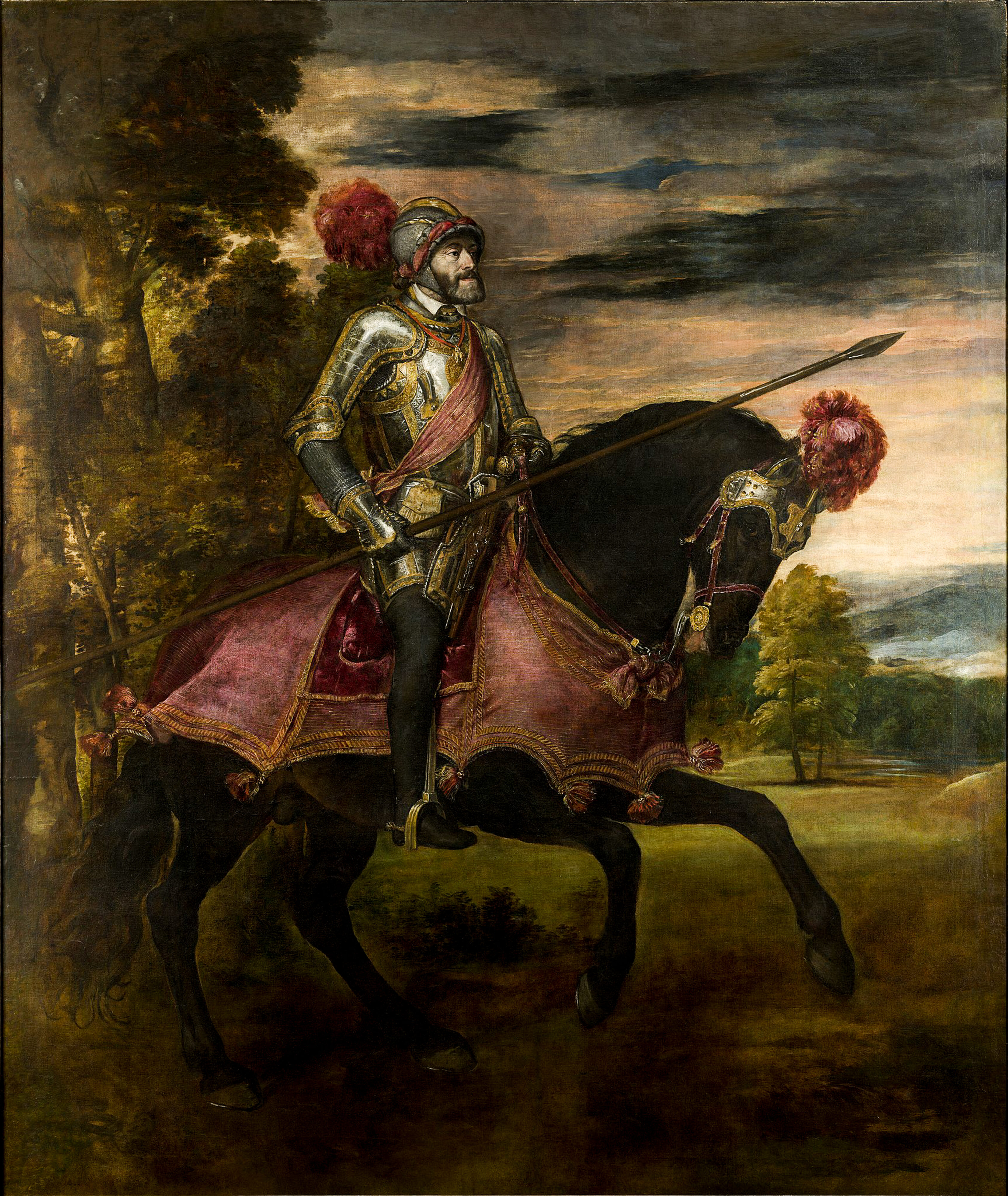 Tizian, Kaiser Karl V. nach der Schlacht bei Mühlberg, 1548, Museo del Prado