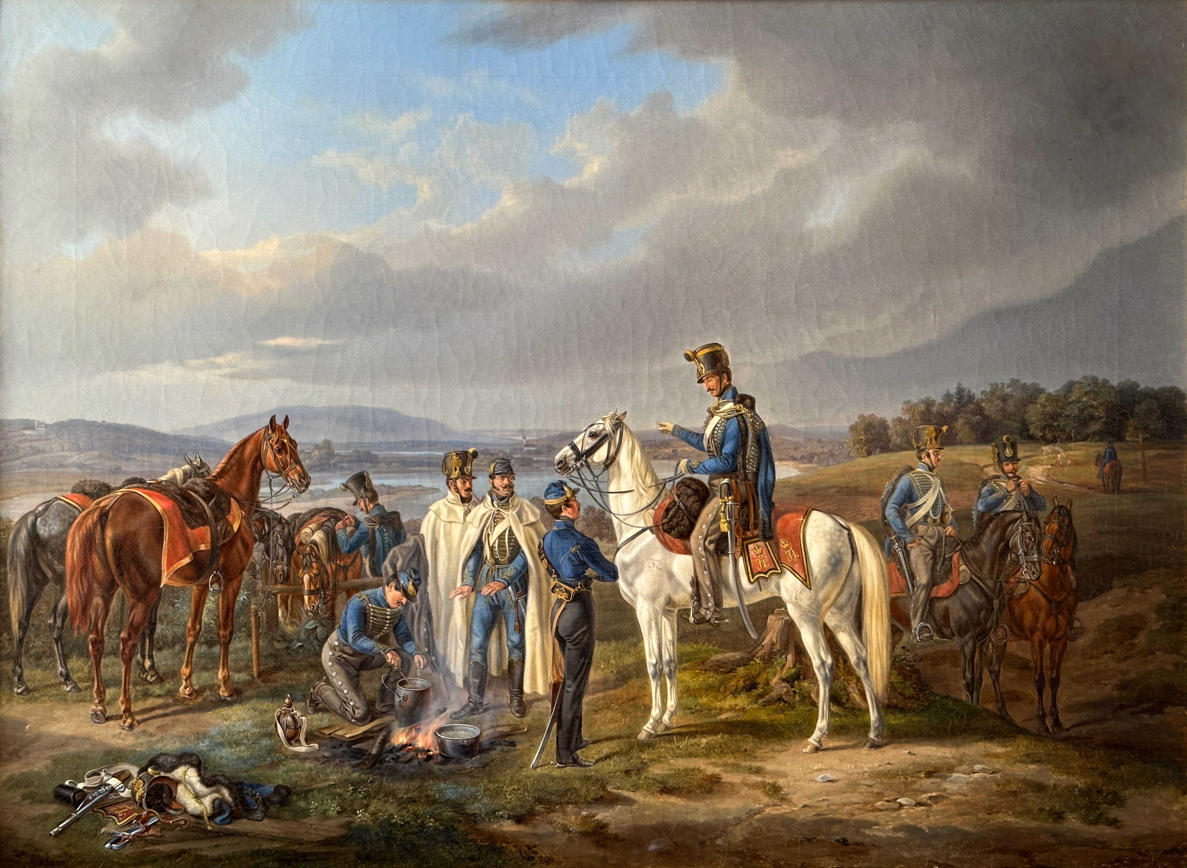 Albrecht Adam, Österreichische Husaren 1838