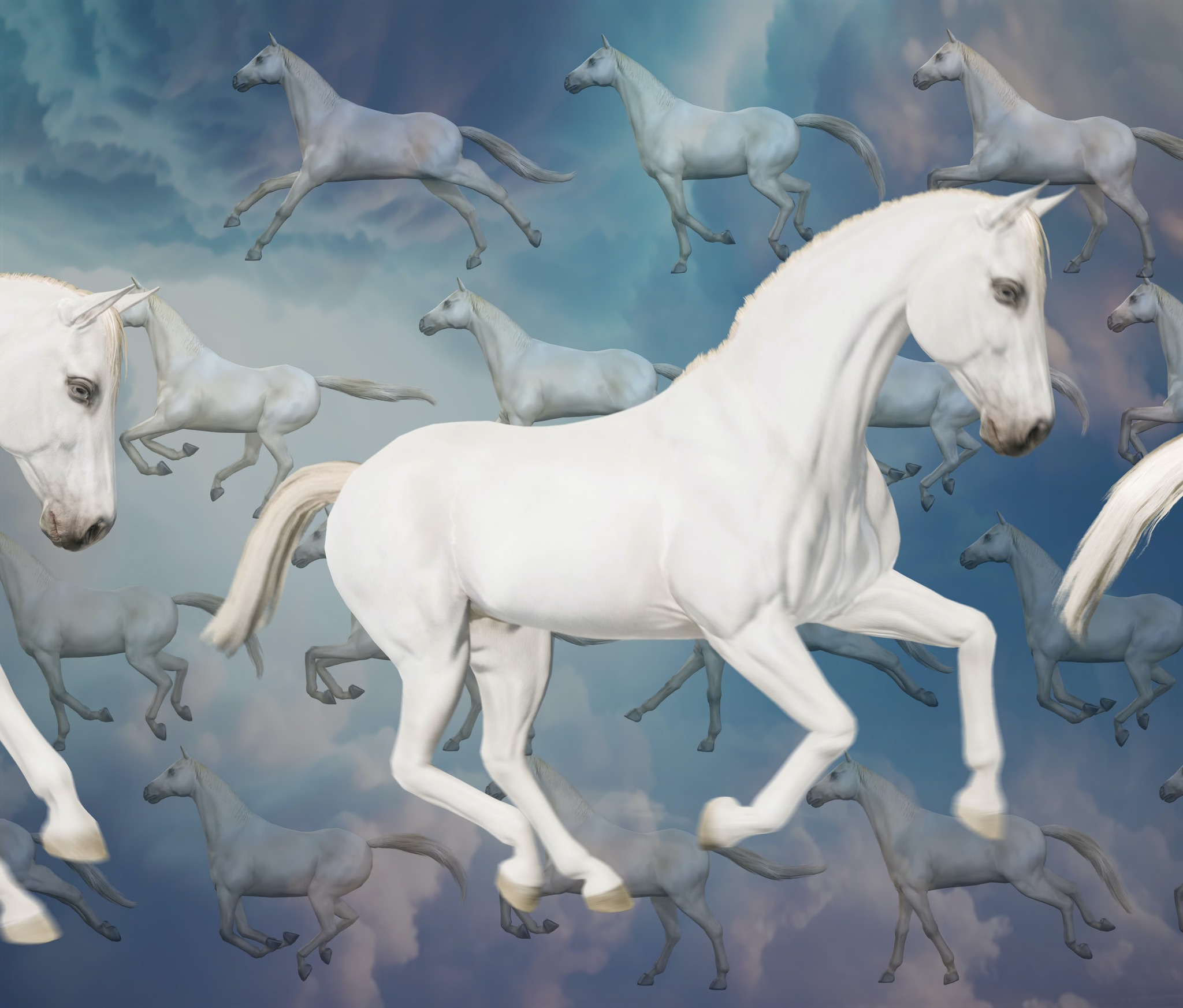 Bjørn Melhus, Pferde am Himmel, Videostills