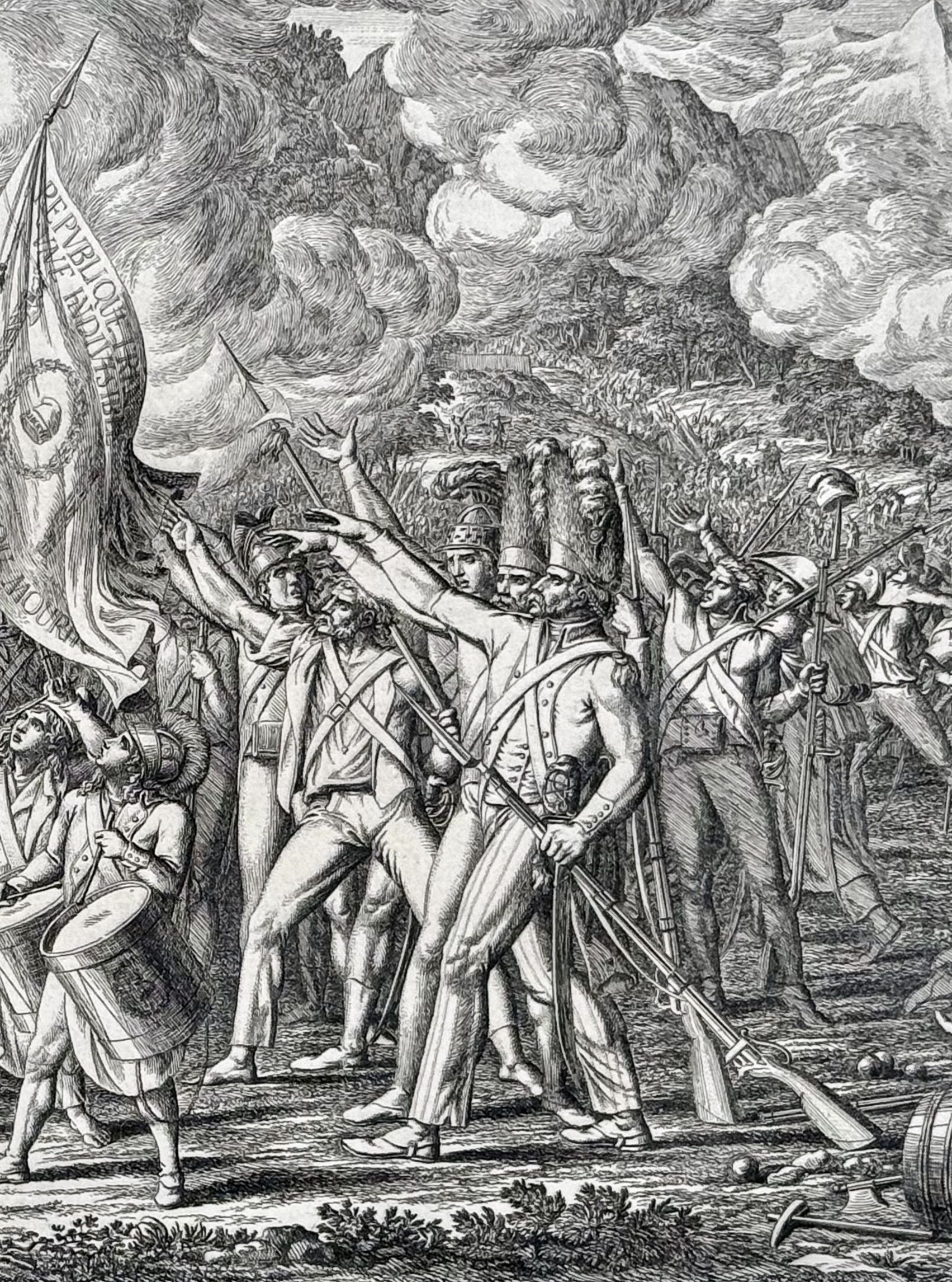 Joseph Anton Koch und Napoleon: Detail aus vorigem