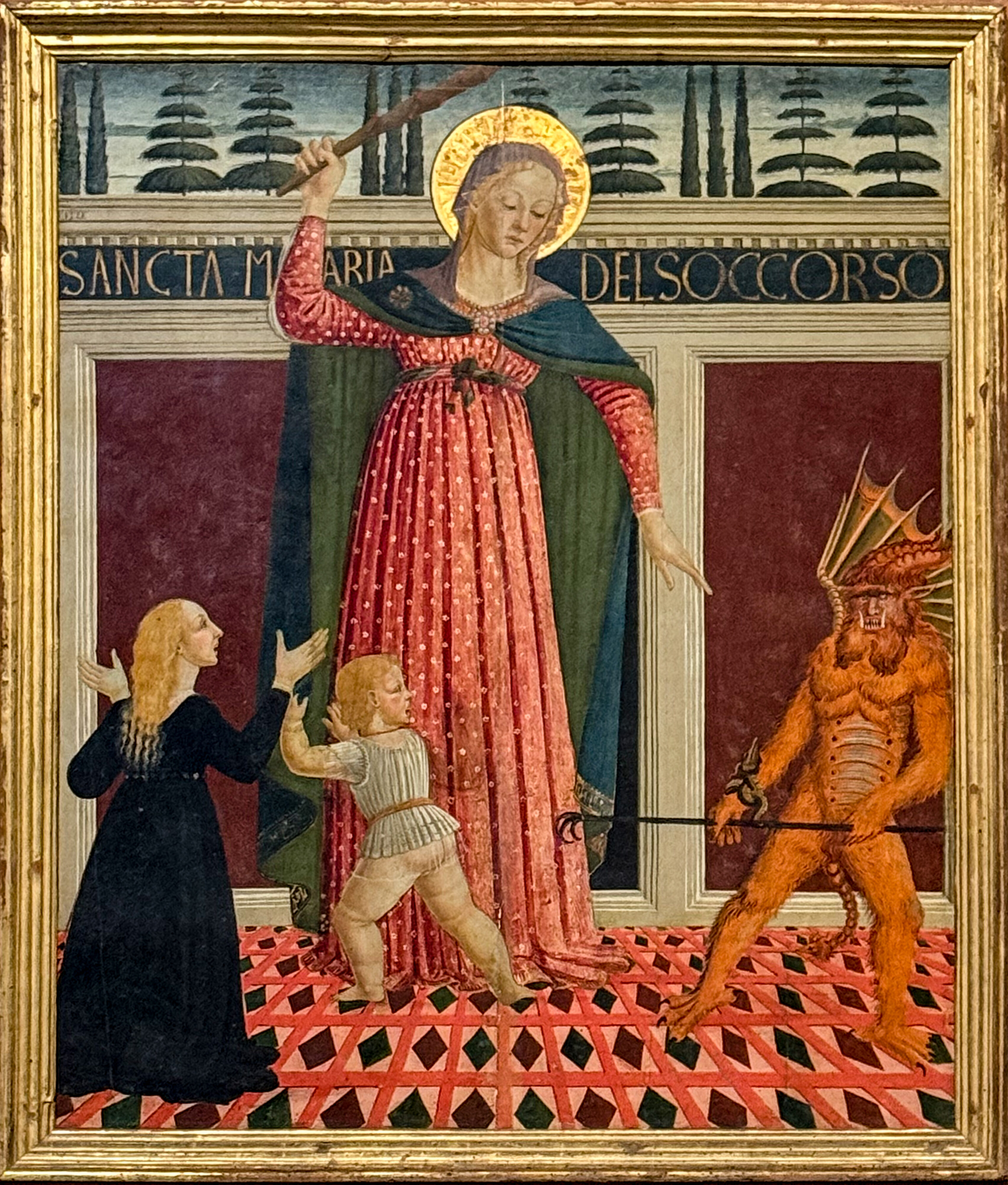 Florenz- Santo Spirito, Altäre um 1500: Domenico di Zanobi