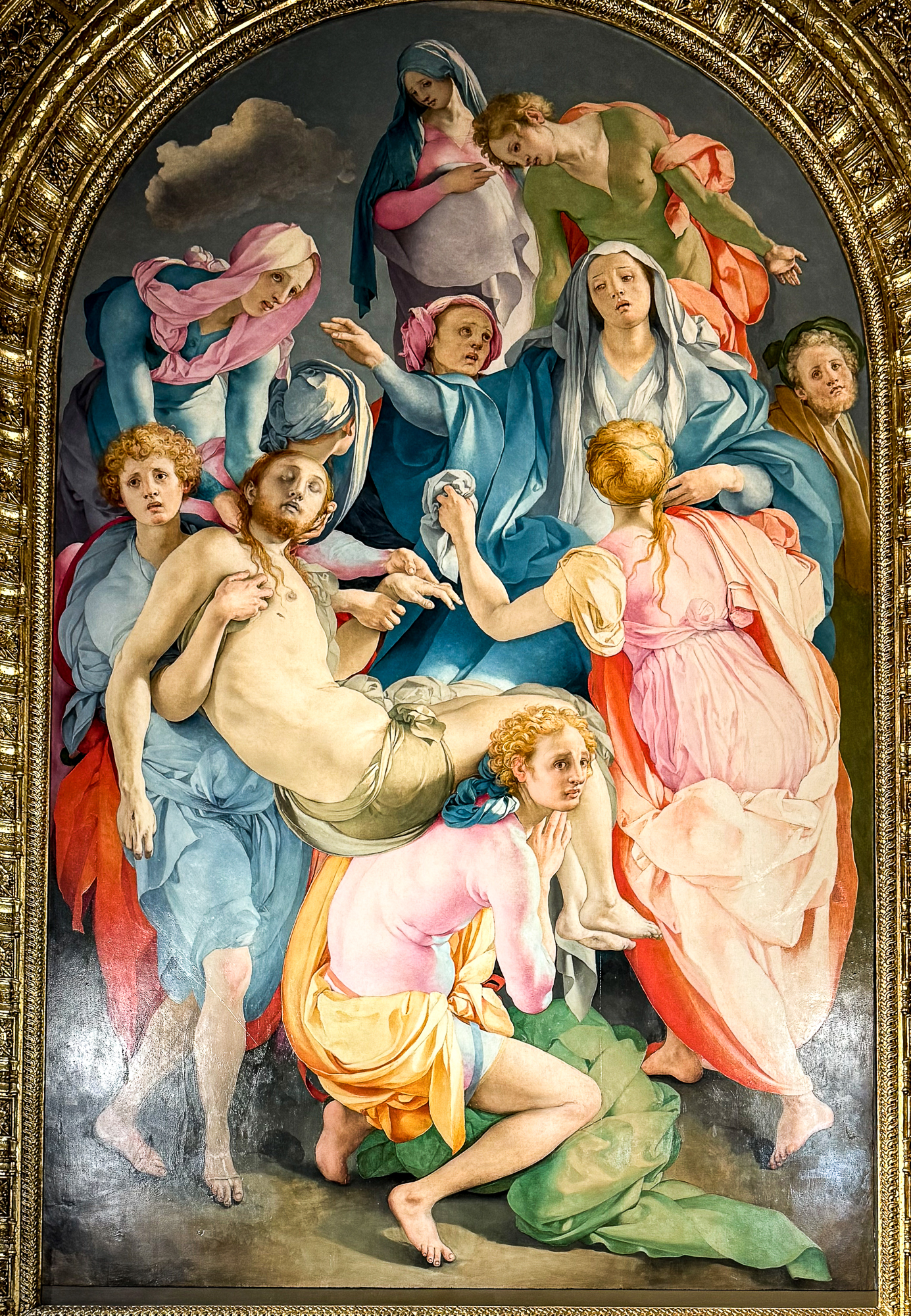 Florenz, Santa Felicita, Pontormo, Grabtragung Christi