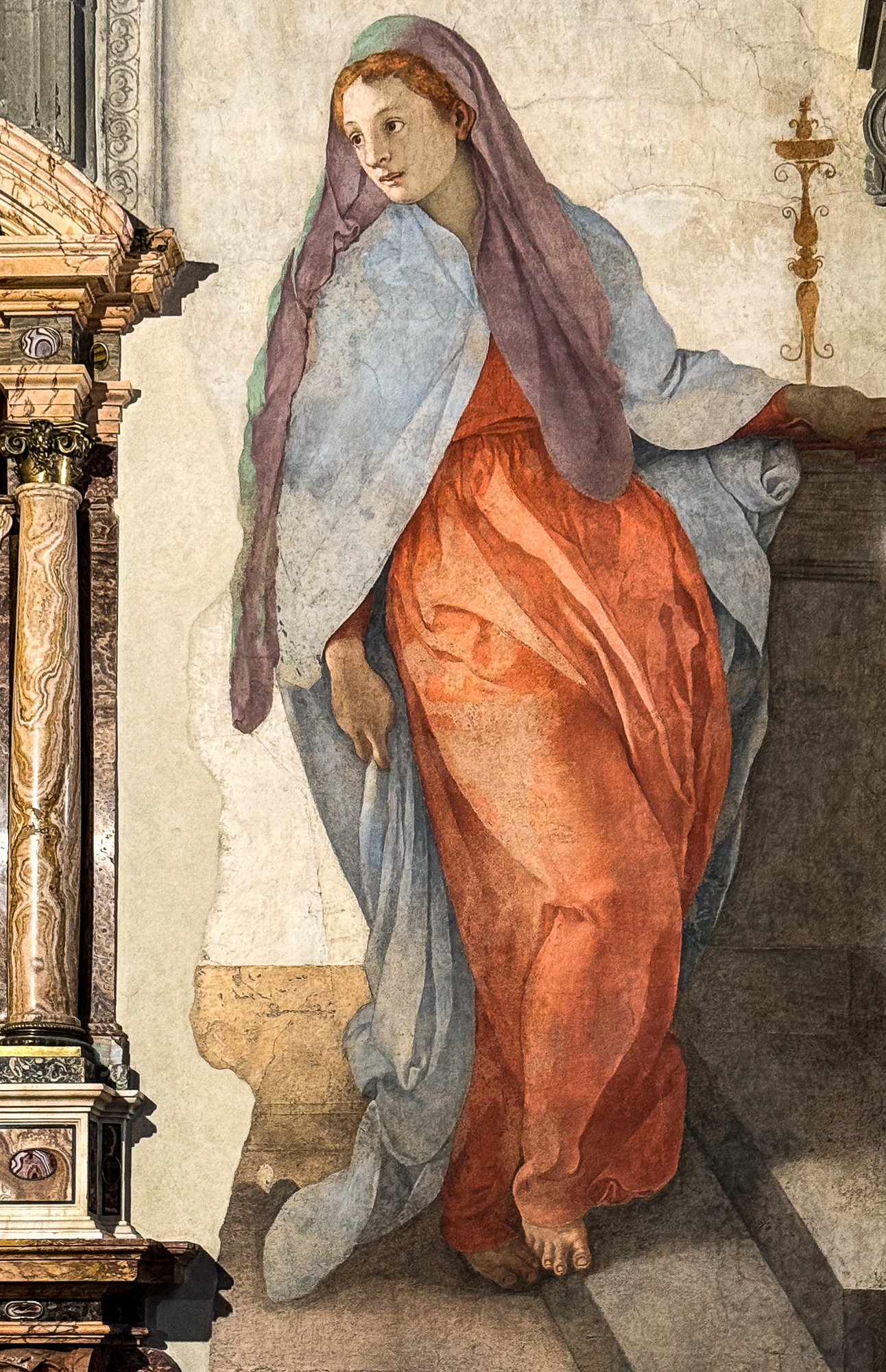 Florenz, Santa Felicita, Pontormo, Verkündigung an Maria