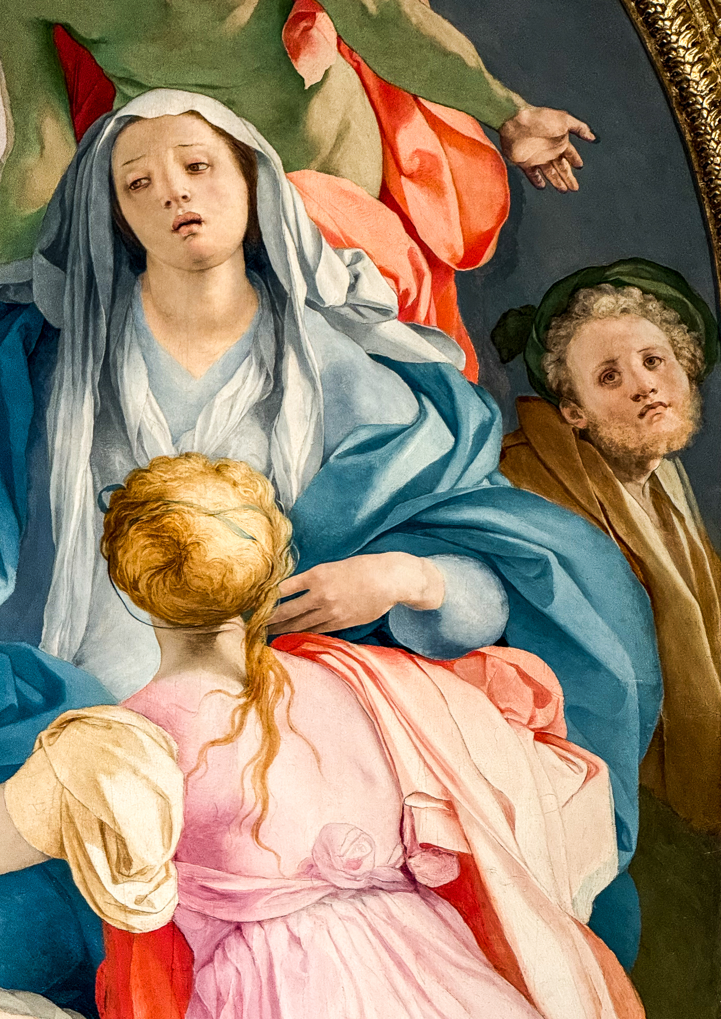 Florenz, Santa Felicita, Pontormo, Grabtragung Christi mit Selbstbildnis