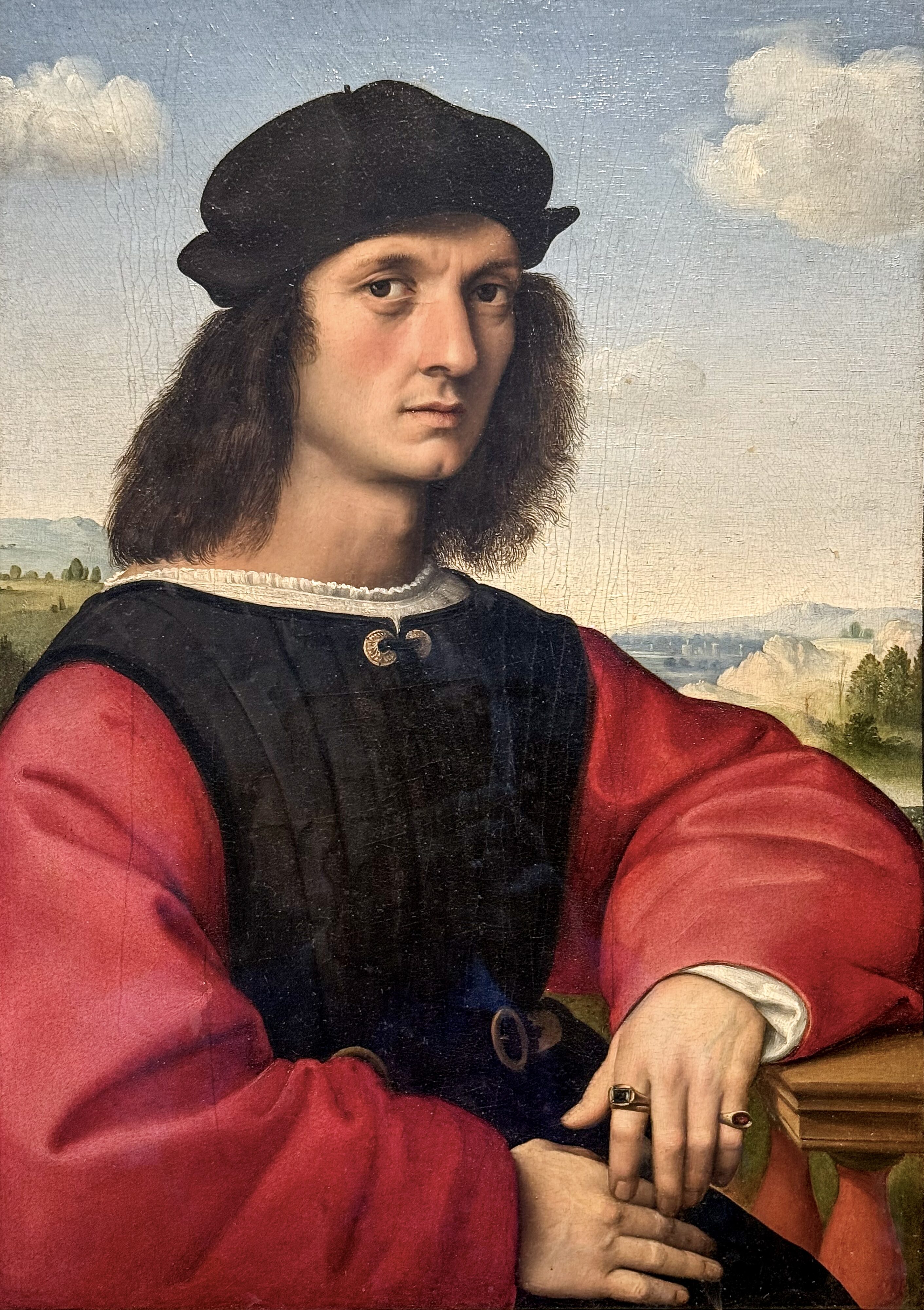 Raffael, Porträt Agnolo Doni, Florenz, Uffizien
