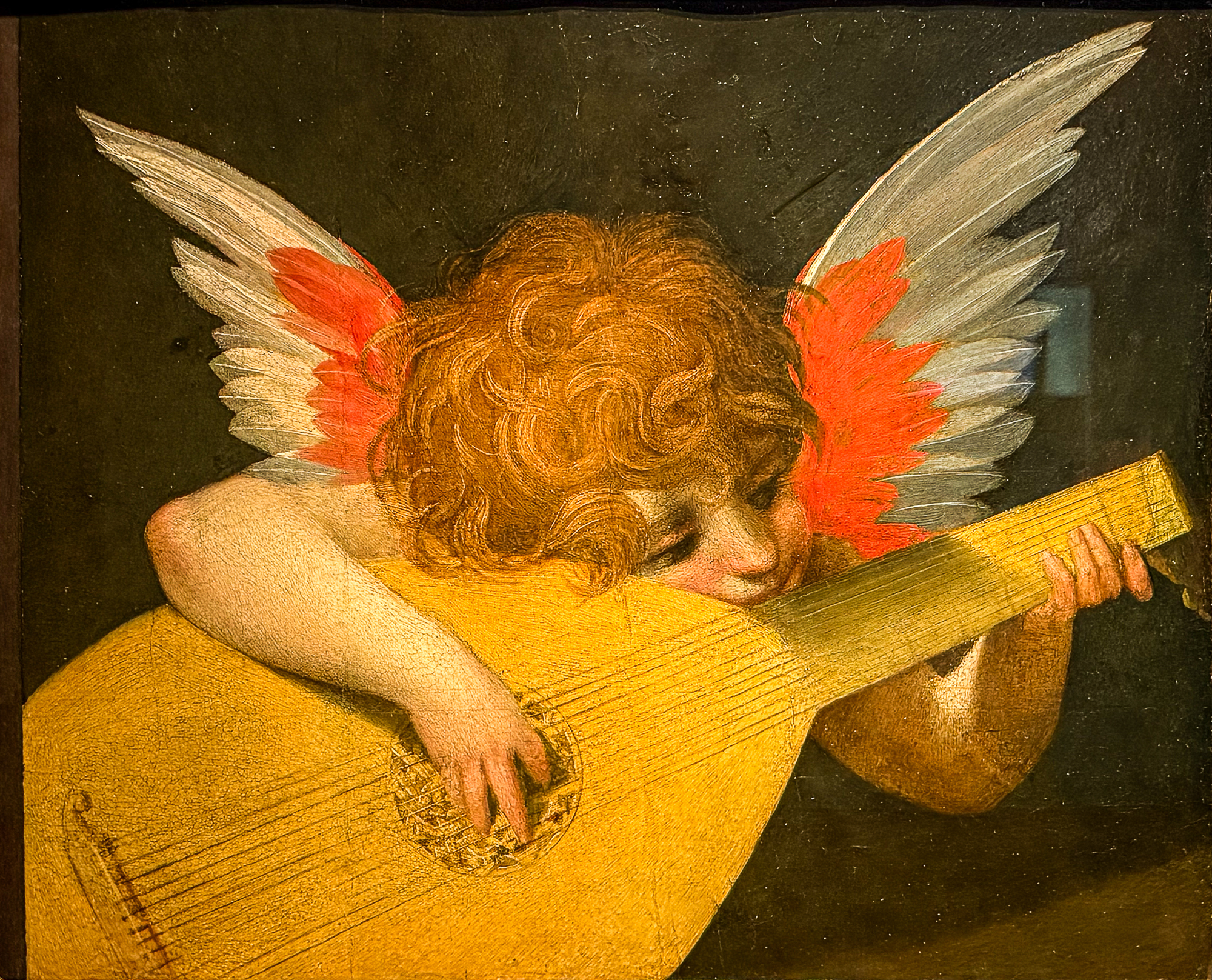 Florenz, Uffizien, Rosso Fiorentino, Musizierender Engel
