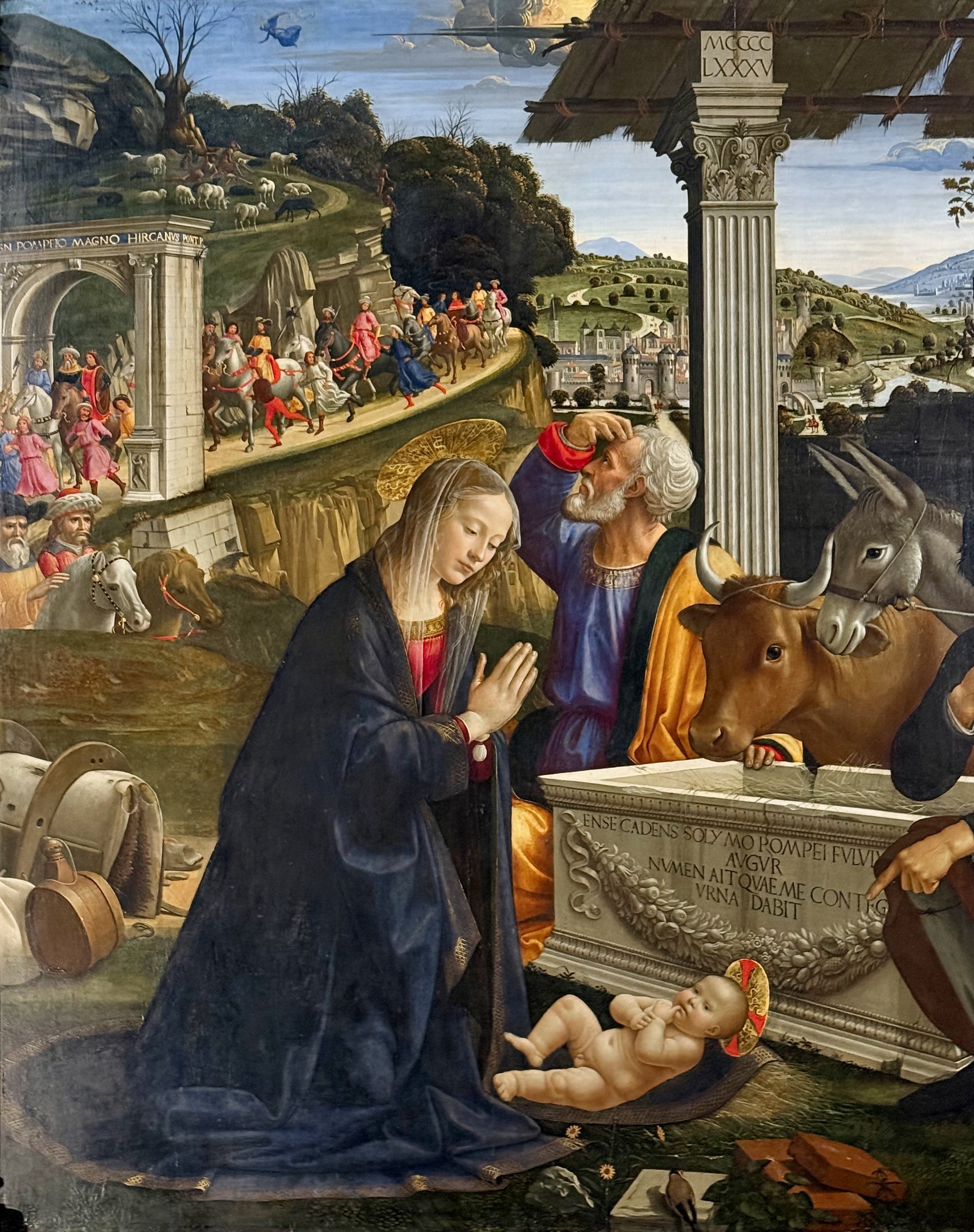 Florenz, Cappella Sassetti: Domenico Ghirlandaio, Altartafel