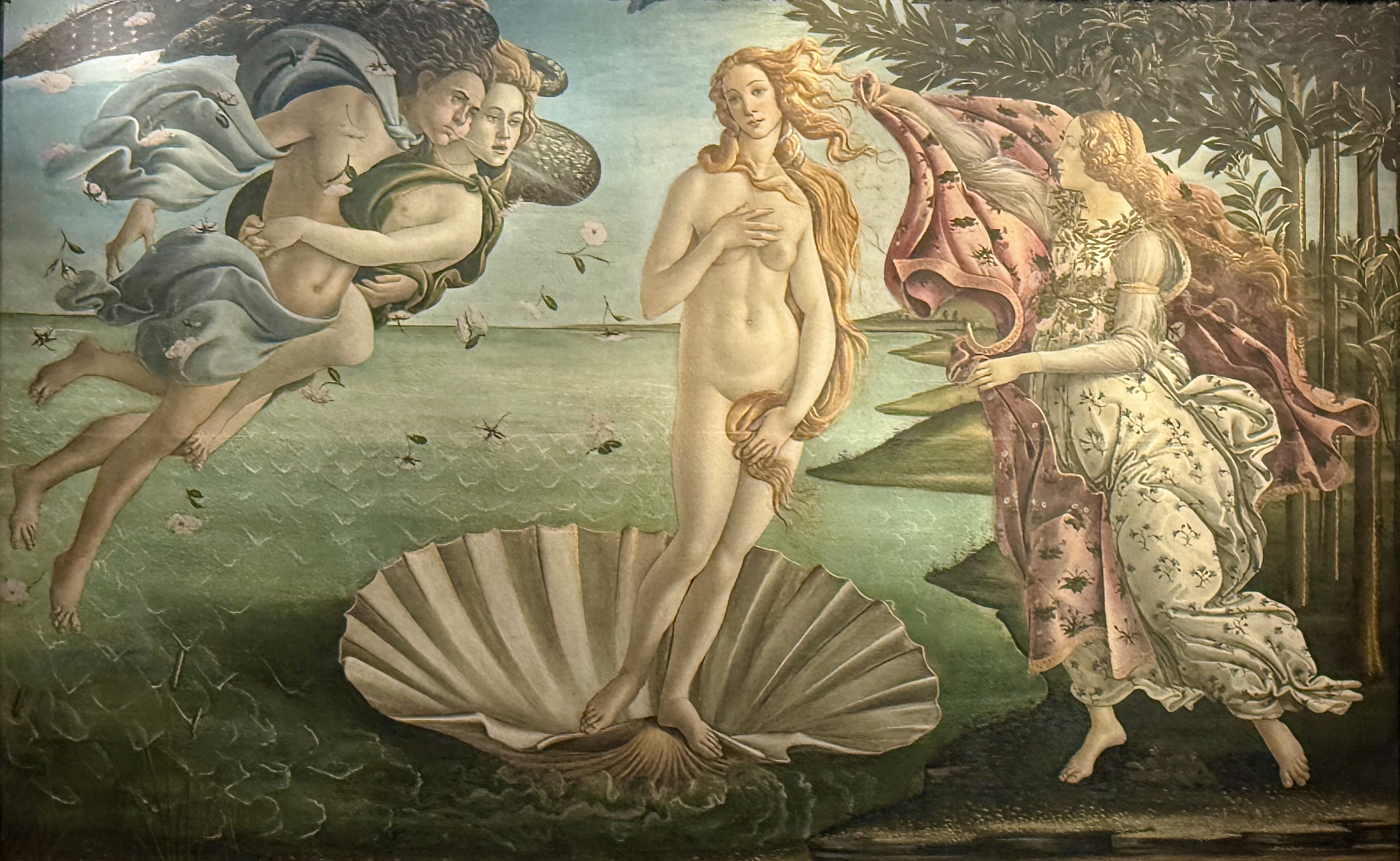 Florenz – Botticelli, Geburt der Venus, 1485/86, Uffizien