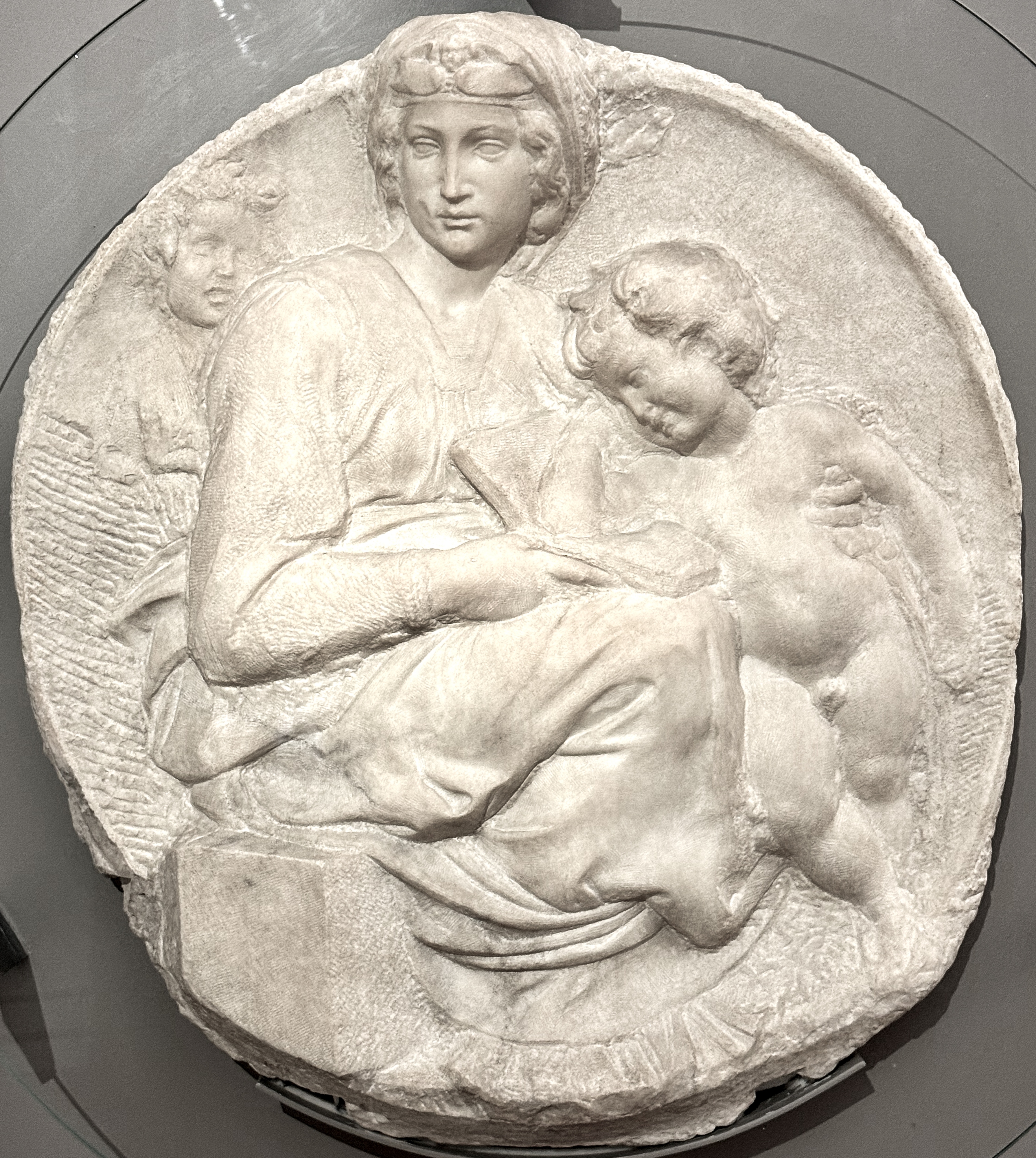 Florenz, Museo del Bargello: Michelangelo, Tondo Pitti 