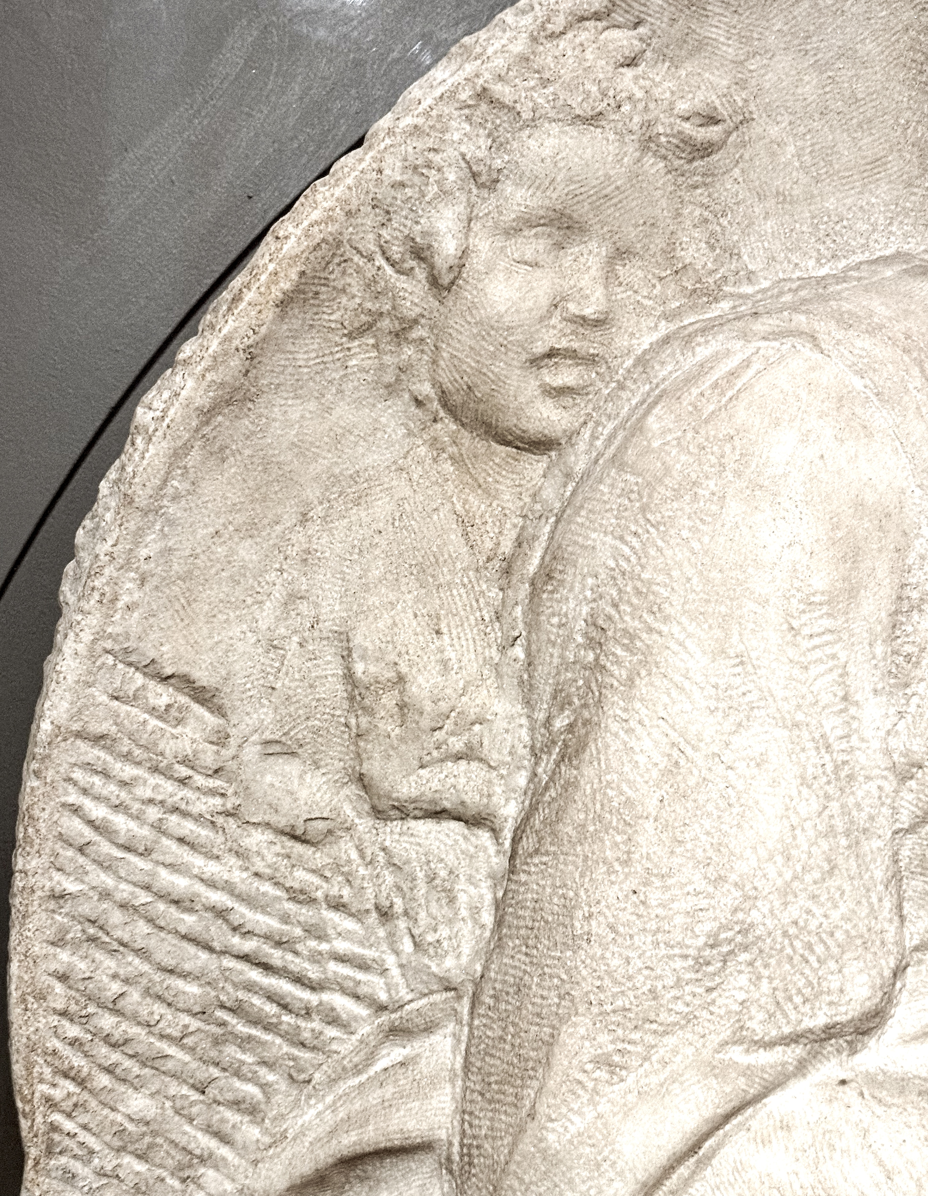 Florenz, Museo del Bargello: Michelangelo, Tondo Pitti 