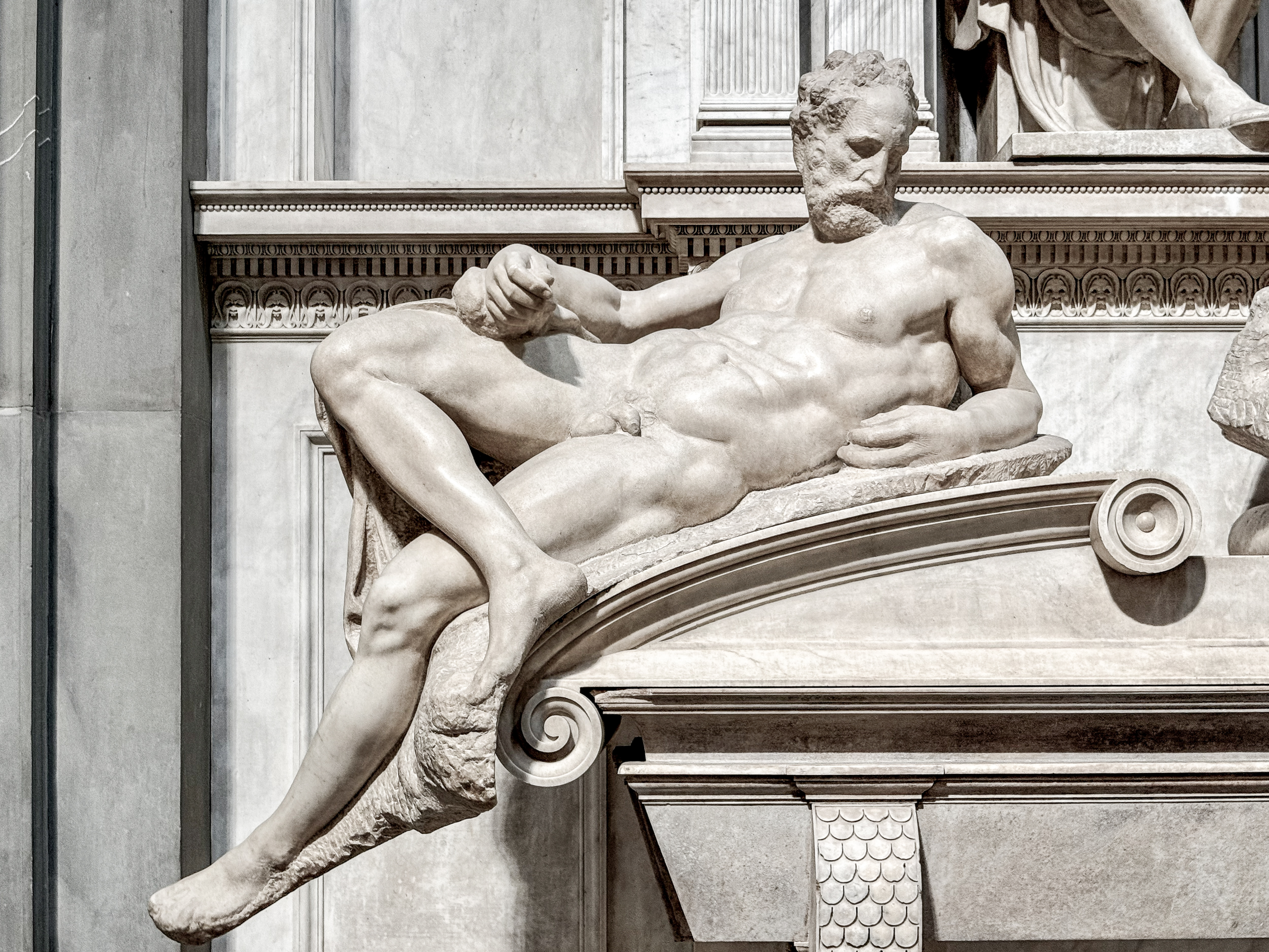 Florenz, Michelangelo, Neue Sakristei: der Abend