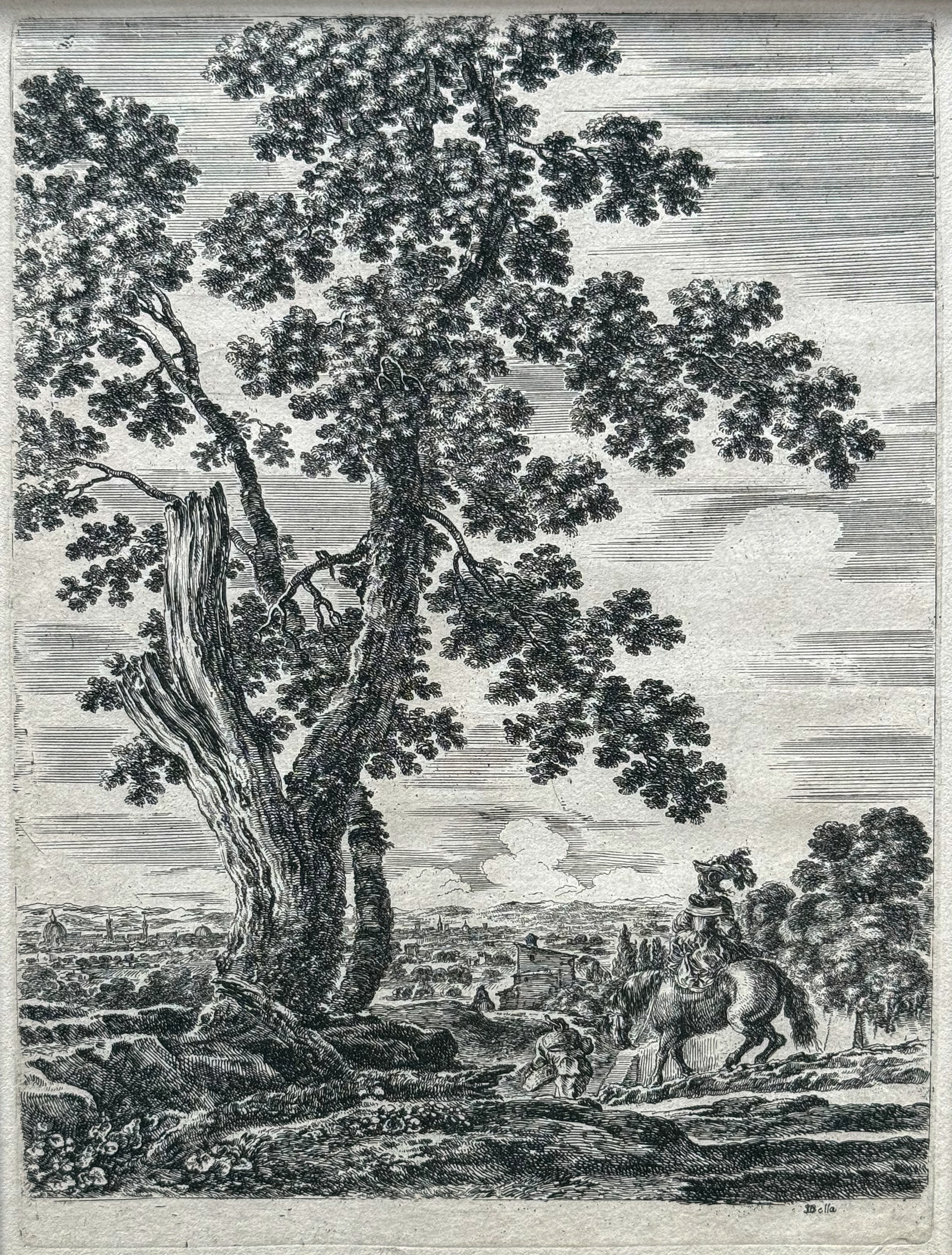 Stefano della Bella, Tal des Arno, Privatbesitz