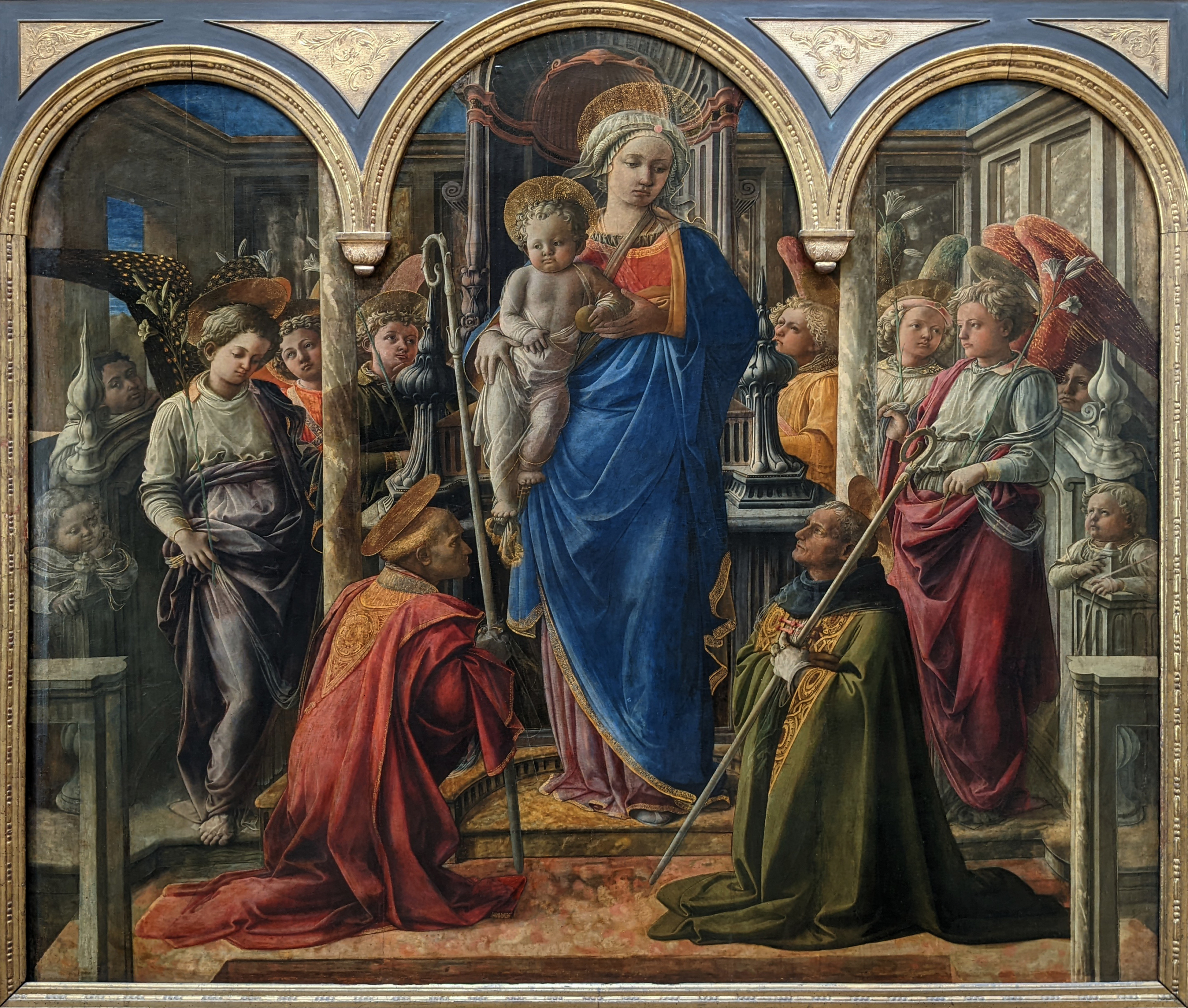 Fra Filippo Lippi, Pala Barbadori, Paris, Musée du Louvre