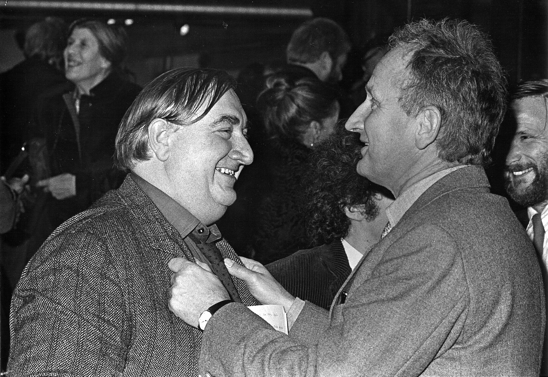 James Stirling und Günter Behnisch 1977