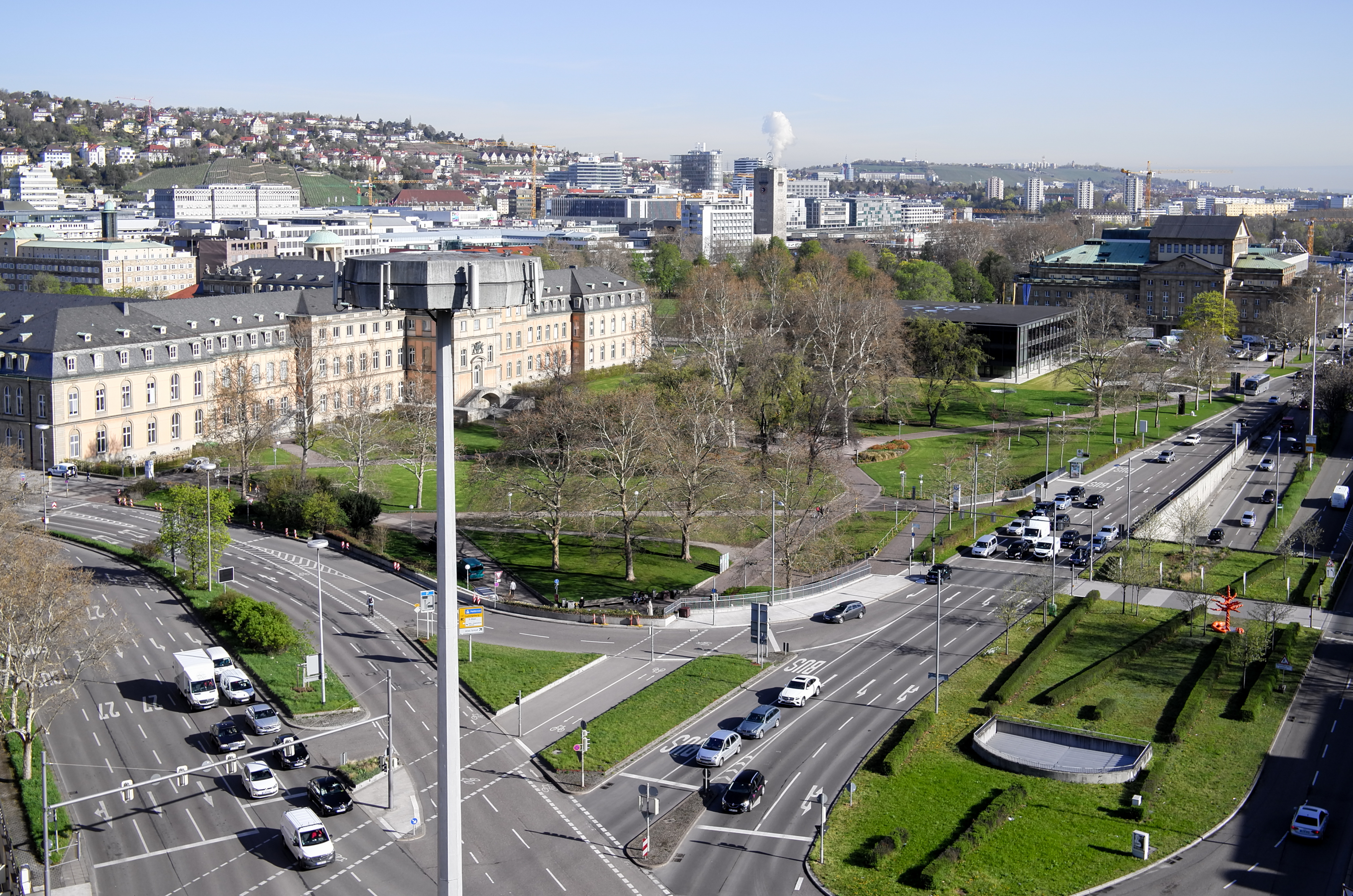 Charlottenkreuzung 2018 – denkbarer Ort für eine neue Oper für Stuttgart