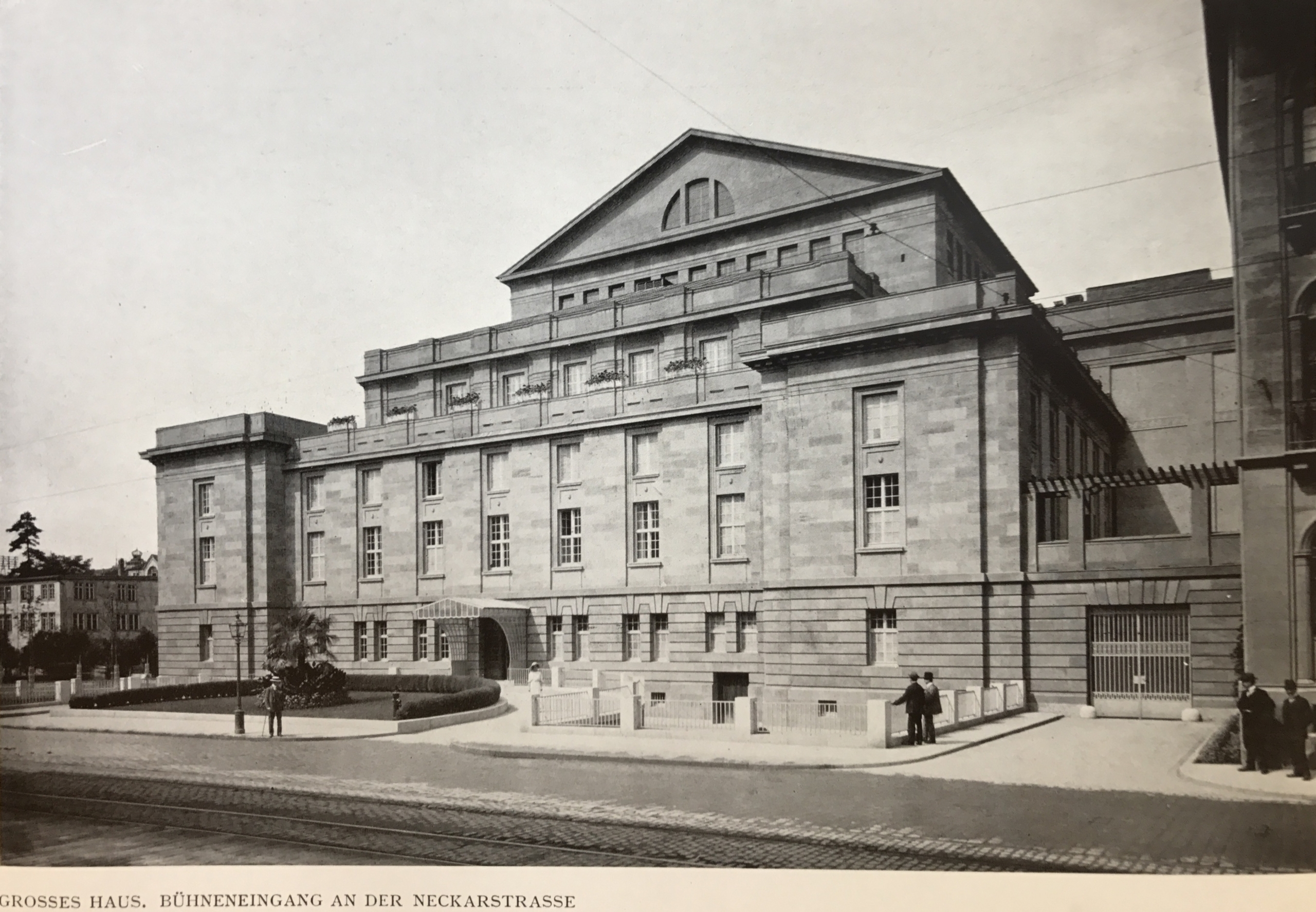 Künstlereingang der Oper 1912