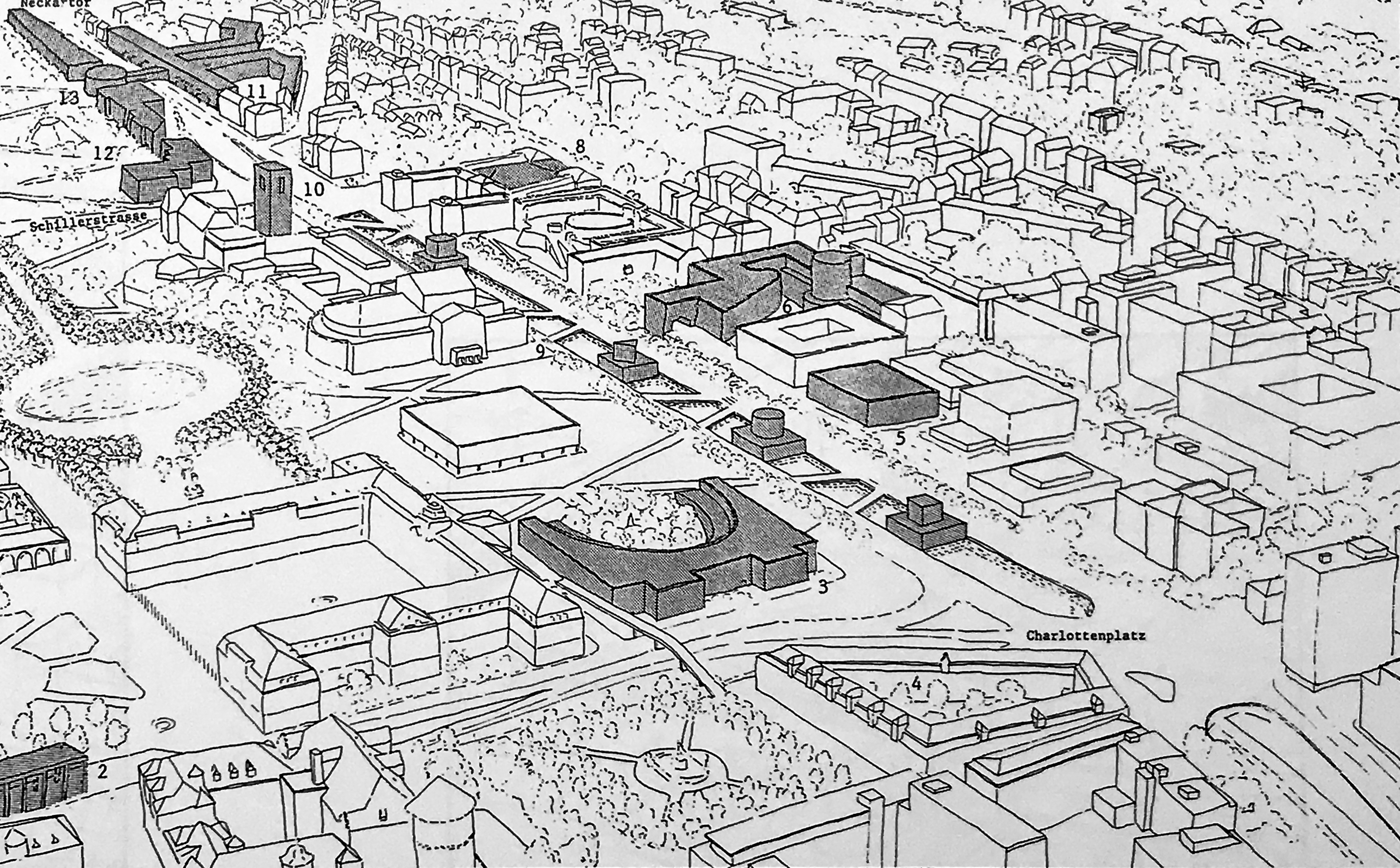Stuttgart 1987- Vorschläge James Stirling