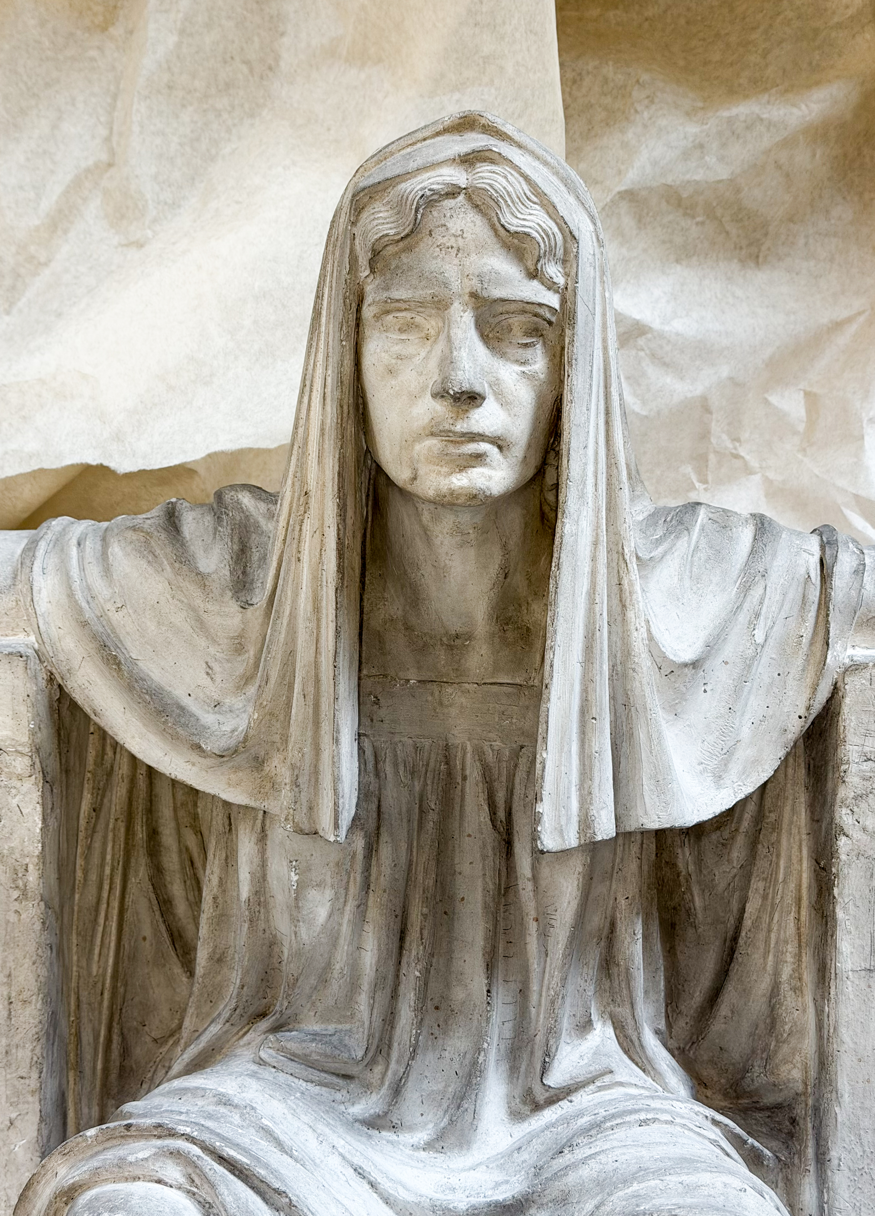 Karl Donndorf, Schicksalsgöttin, Gipsmodell, 1913/14