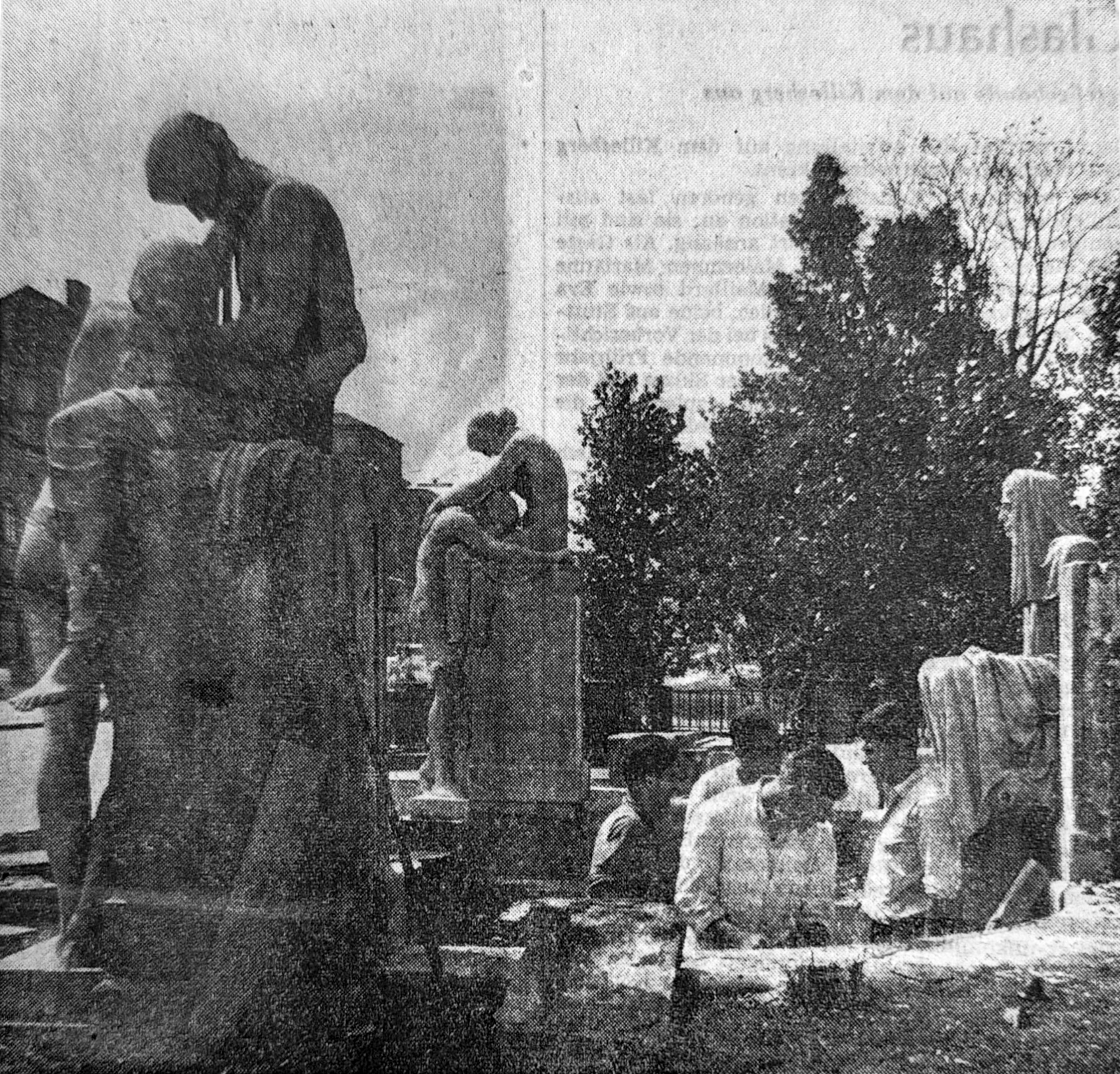 Karl Donndorf, Schicksalsbrunnen: Versetzung 1963